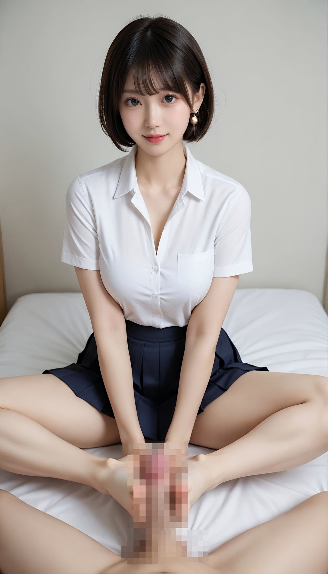 女子校生の足コキ 画像5