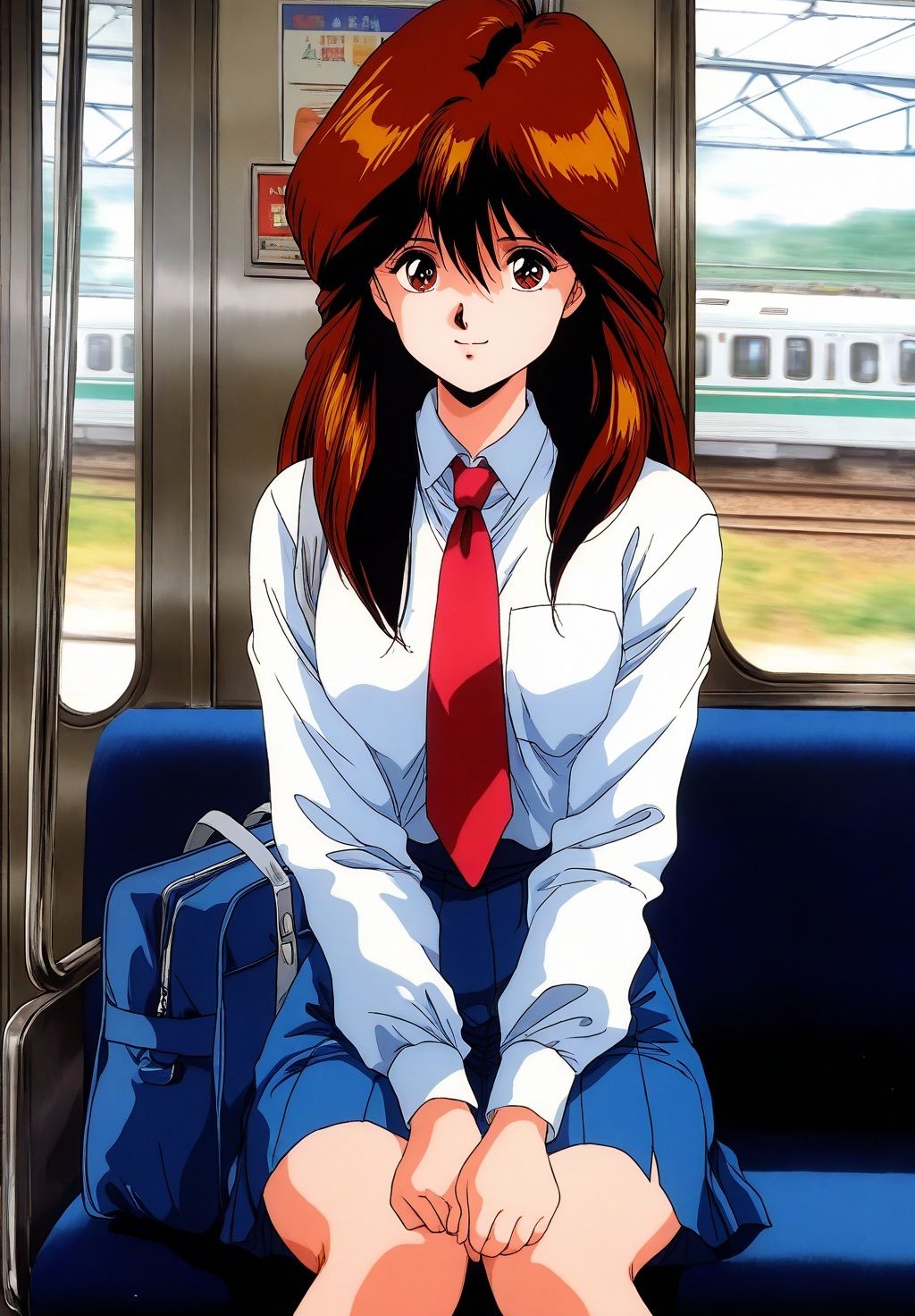 通学電車で痴●セックスで処女喪失  河合伊●菜 画像2