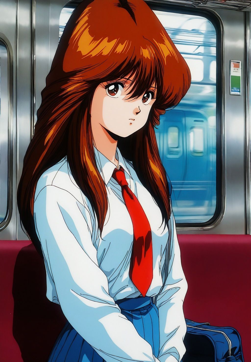 通学電車で痴●セックスで処女喪失  河合伊●菜 画像3