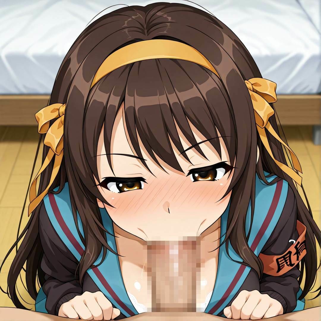 涼宮ハ◯ヒとラブラブアヘ顔えっちCG集 画像7