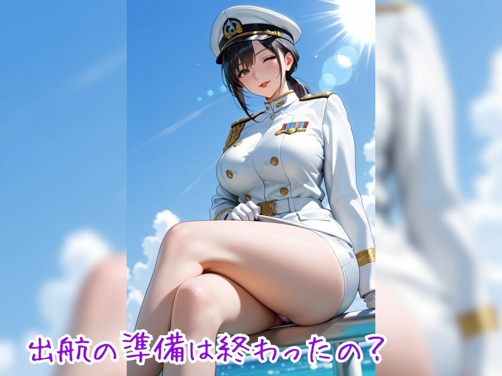人妻士官長、母乳航海NTR日誌 〜海軍の潮吹き〜【縦長500枚】 画像3