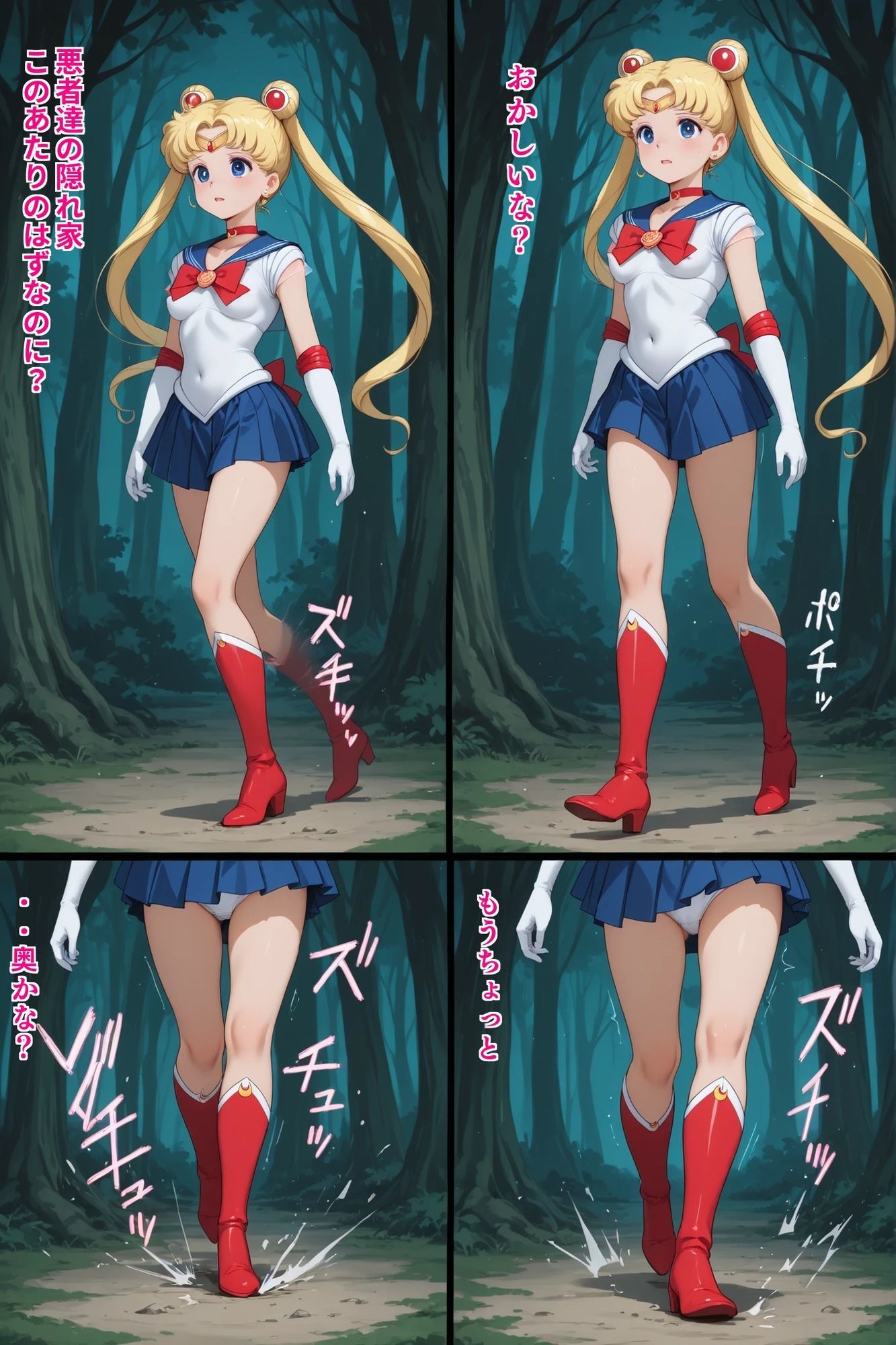 魔物の森のセーラーム〇ン 淫靡堂 エロ画像2