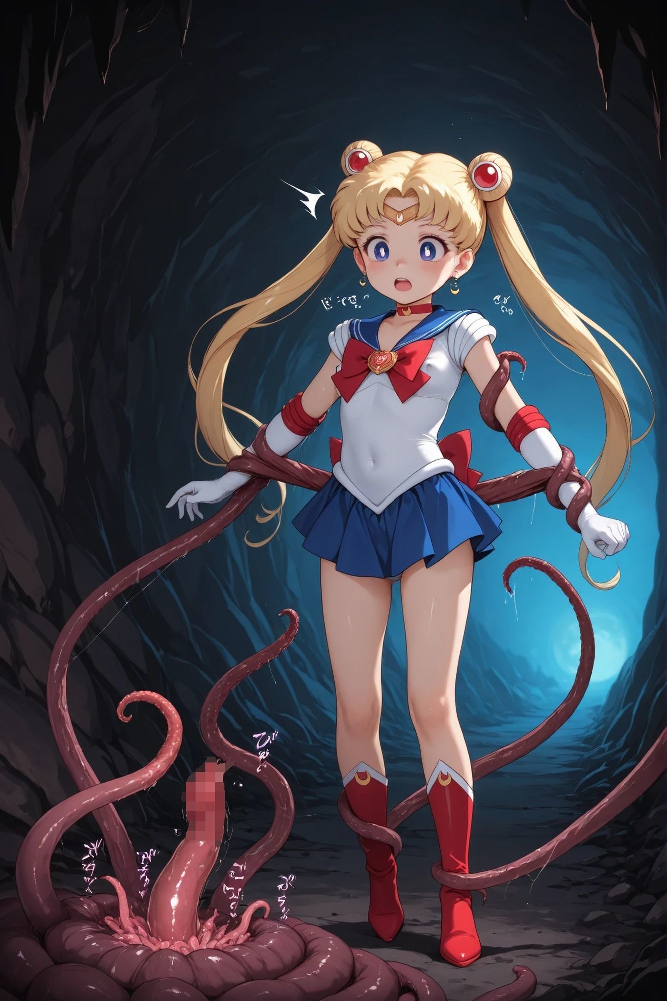 魔物の森のセーラーム〇ン 淫靡堂 エロ画像8