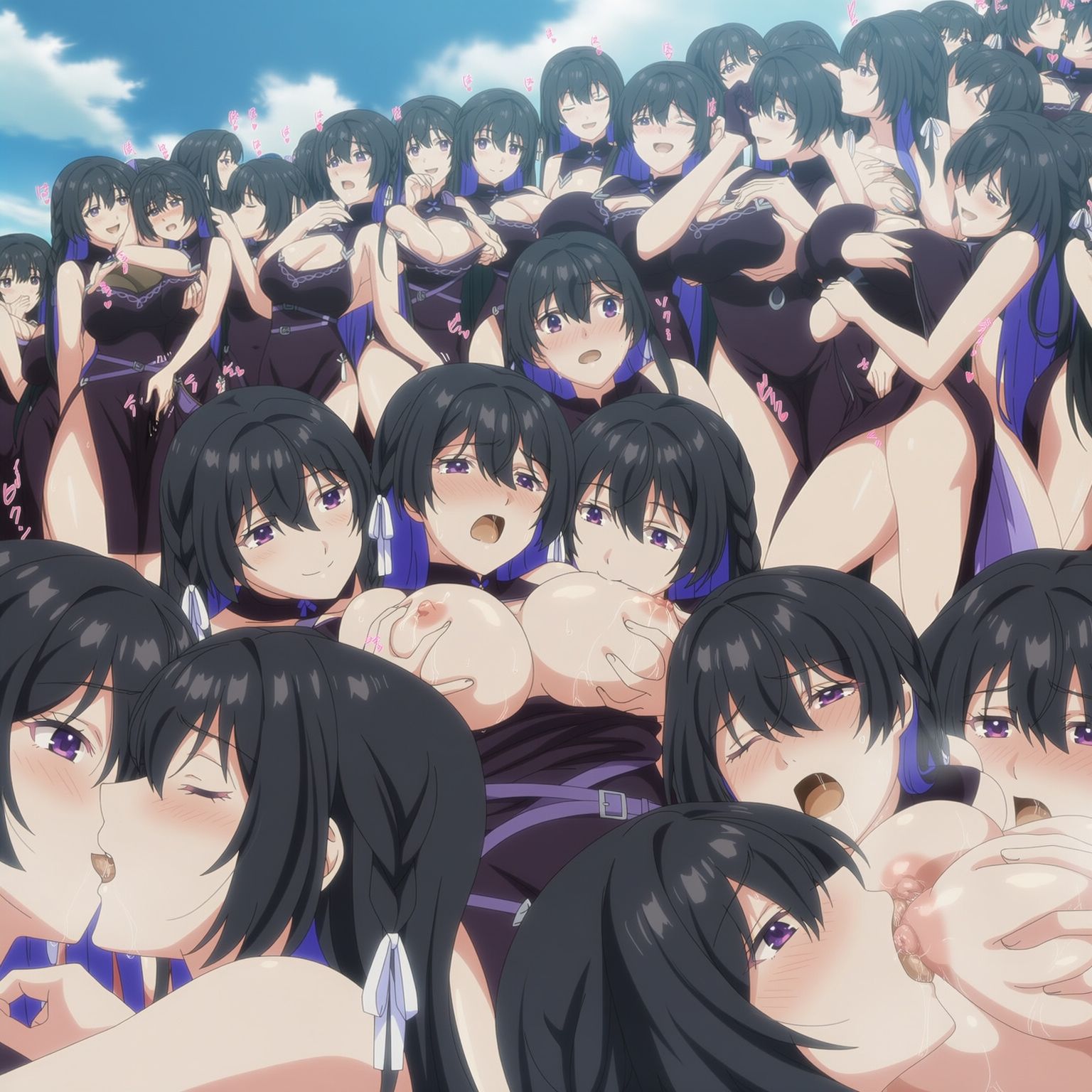 サンプル画像3:自分同士でエッチしまくり！嫁分身画像まとめ202509 part1 全500枚(グレニンジャジャ) [d_675284]