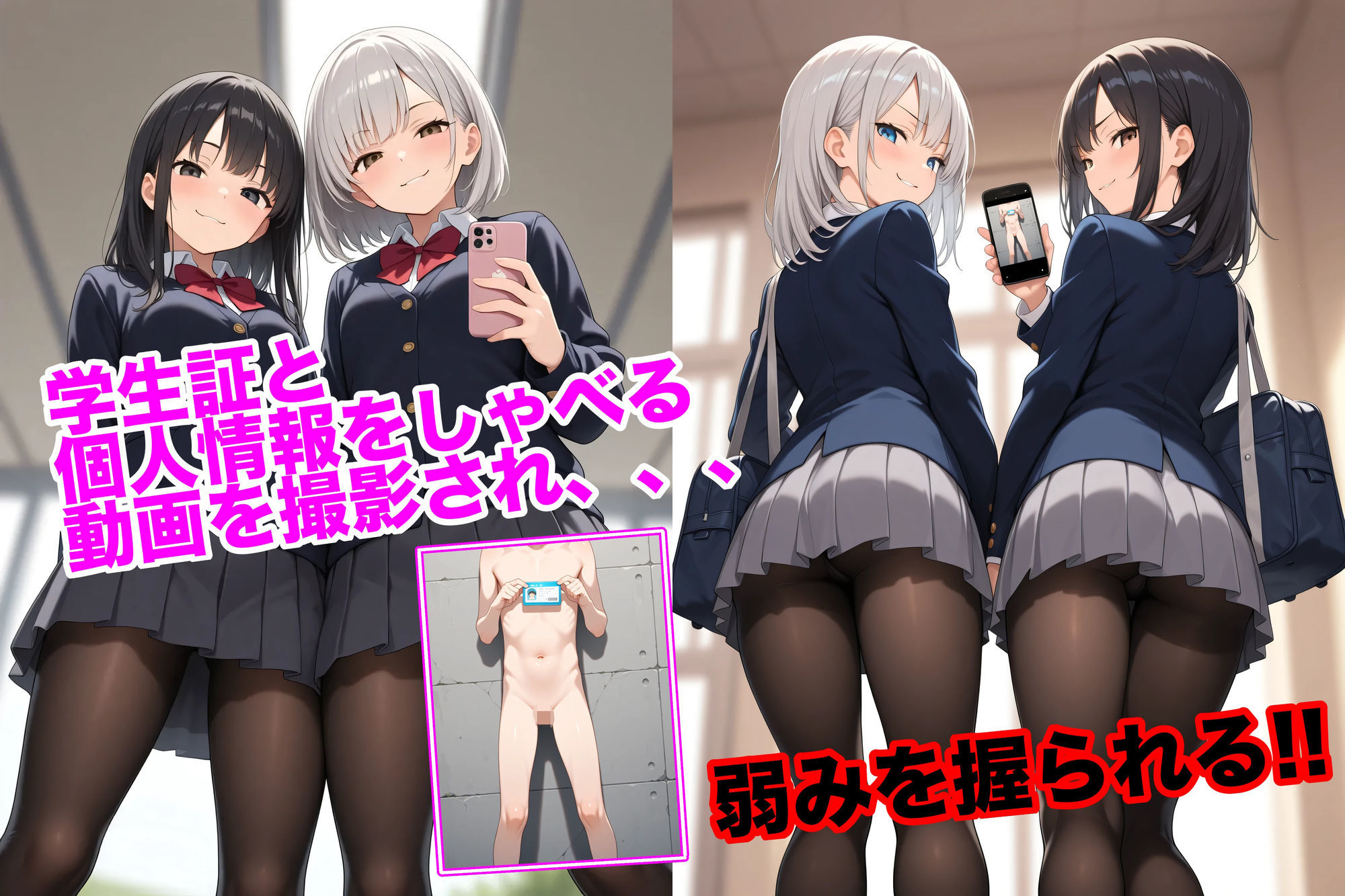 サンプル画像3:ドSなJK様集団のエグいイジメ(マゾオス量産委員会) [d_675290]