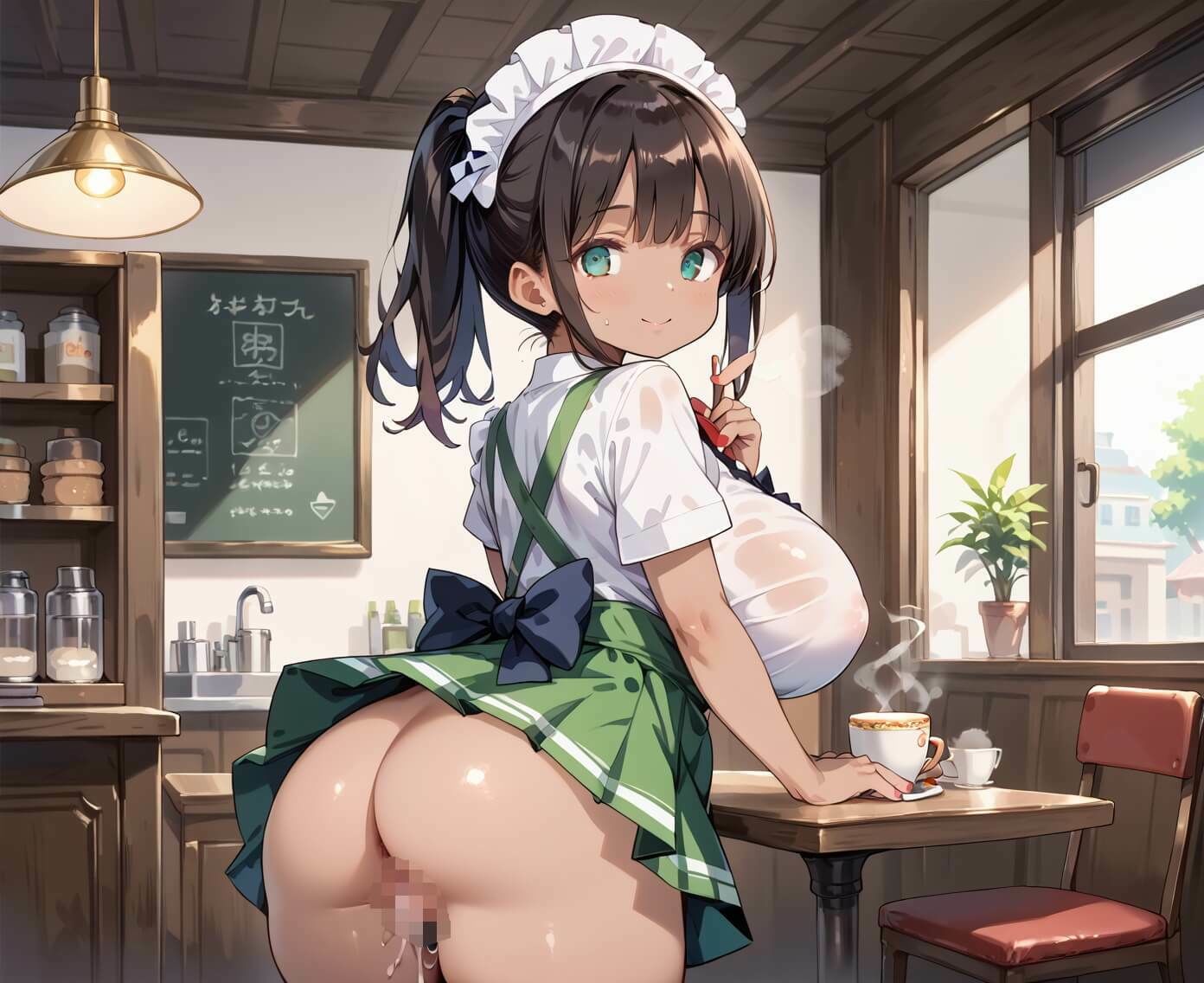 サンプル画像4:珈琲1杯でヤれるカフェ7！110枚(ぷるぷる養成所) [d_675517]