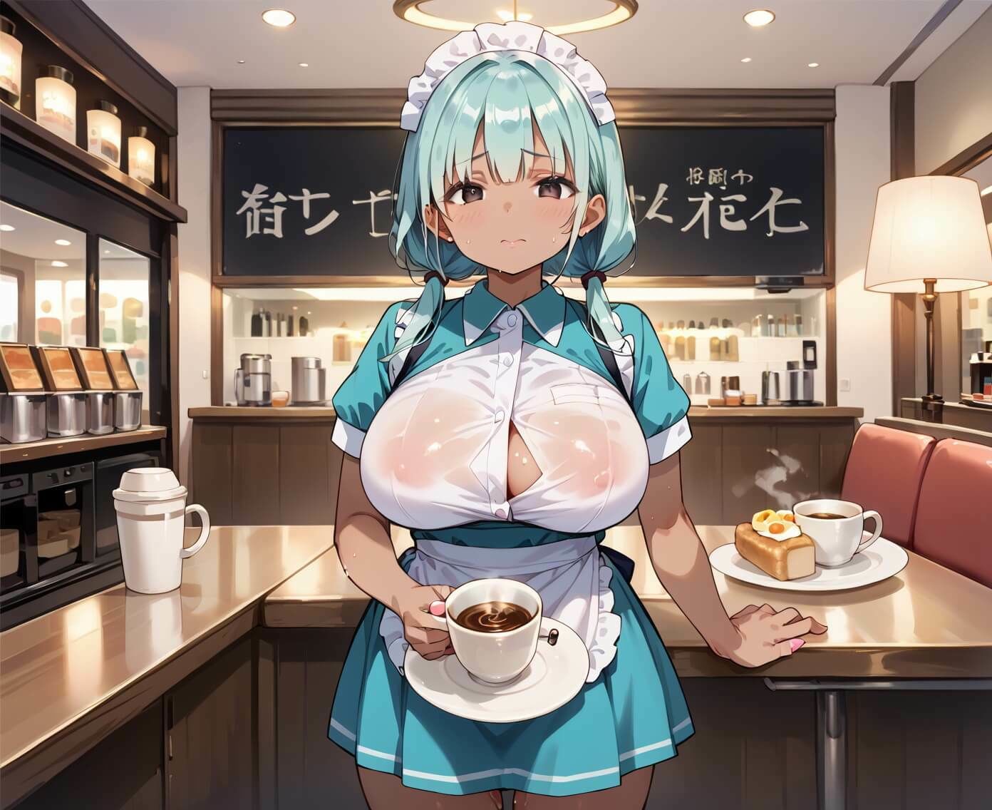 珈琲1杯でヤれるカフェ7！110枚 画像8