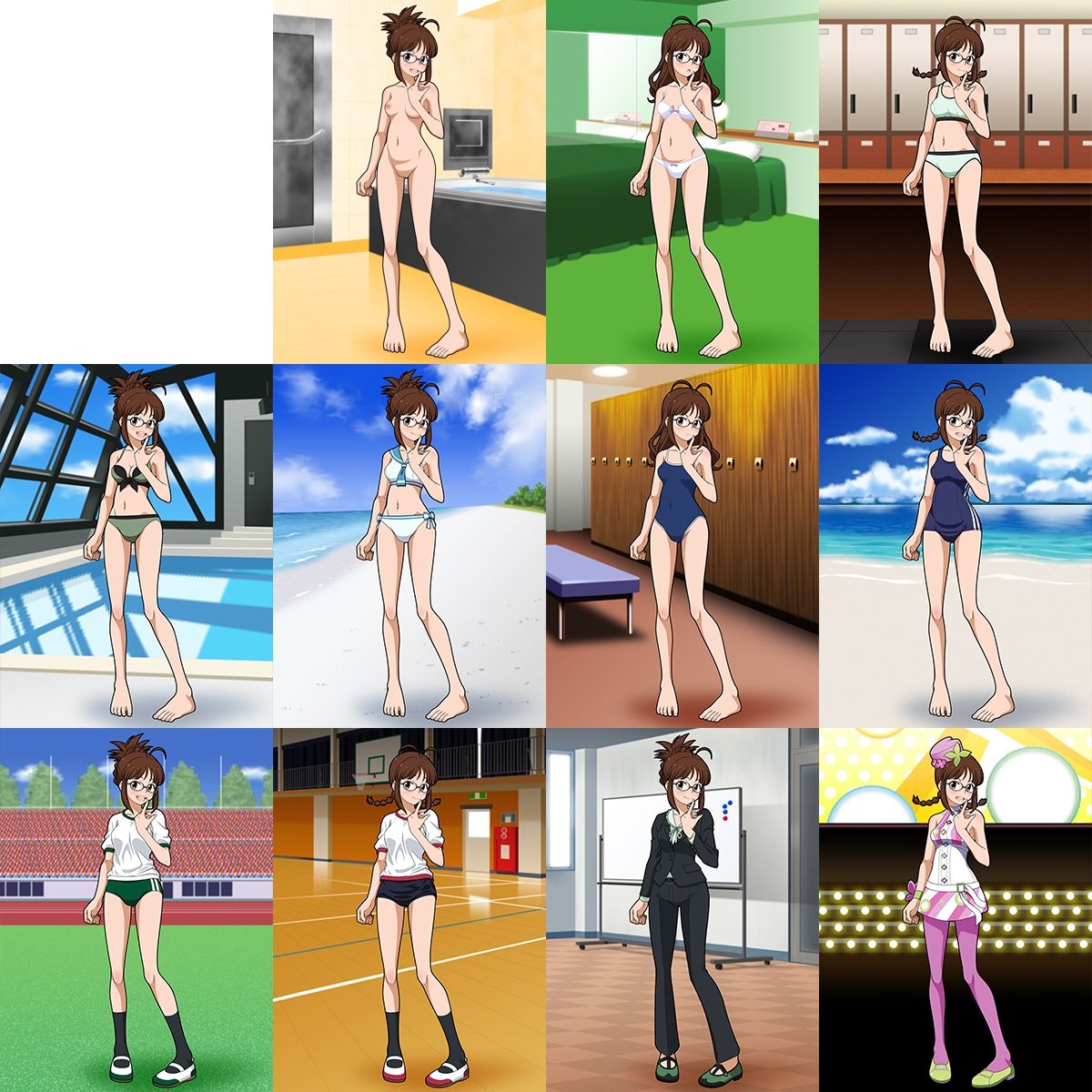 サンプル画像1:牡丹桜 画像の元 -真面目眼鏡統括管理娘兼歌姫編-(牡丹桜) [d_675575]