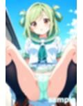 おパンツ拝見イラスト集 〜セーラー服女子校生・しゃがみパンチラ編〜