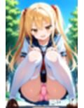 おパンツ拝見イラスト集 〜セーラー服女子校生・しゃがみパンチラ編〜