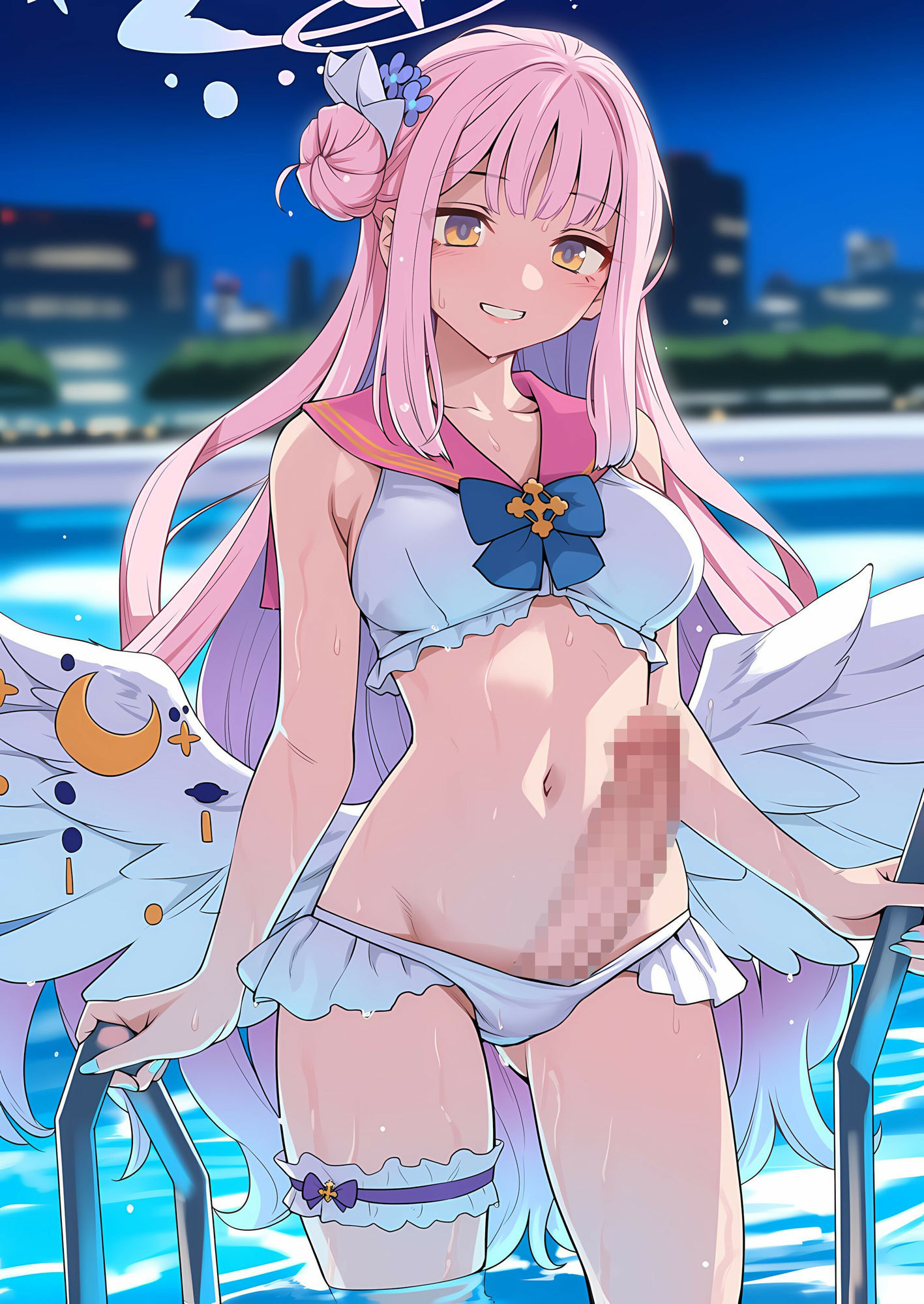 サンプル画像1:聖園ミカ＆桐藤ナギサ＆百合園セイア(futai) [d_675695]