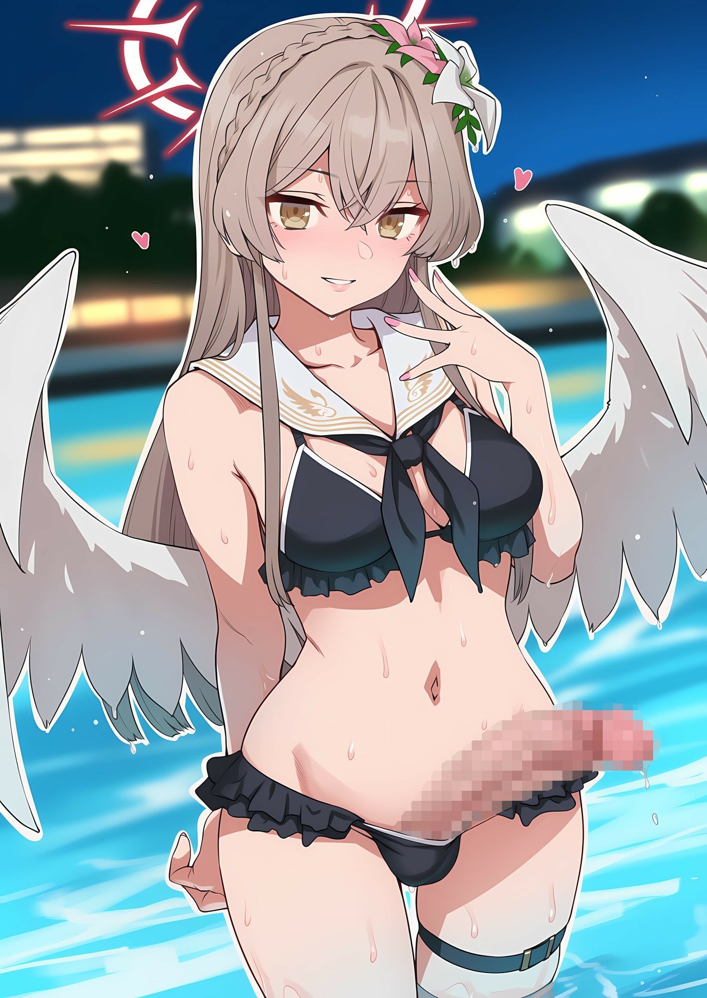 サンプル画像3:聖園ミカ＆桐藤ナギサ＆百合園セイア(futai) [d_675695]