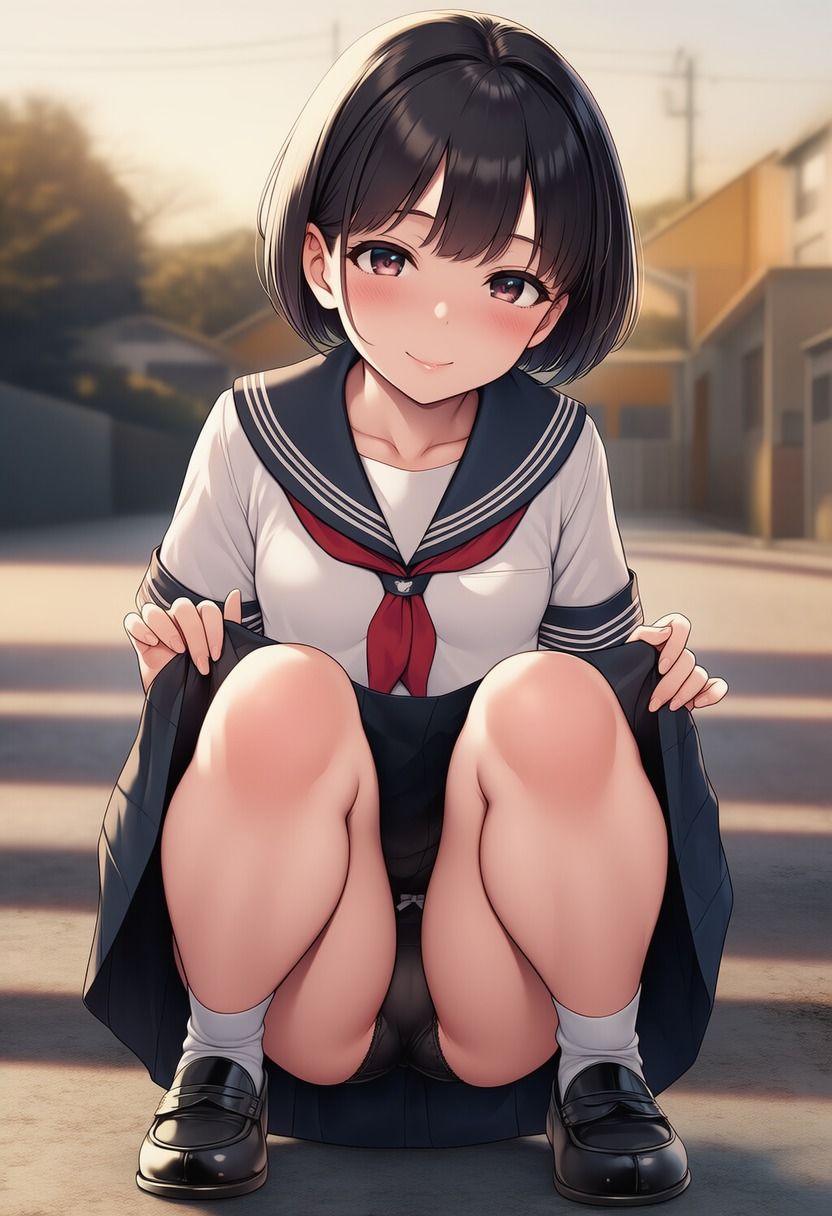 しゃがみパンチラ鑑賞会（500枚分） 画像1