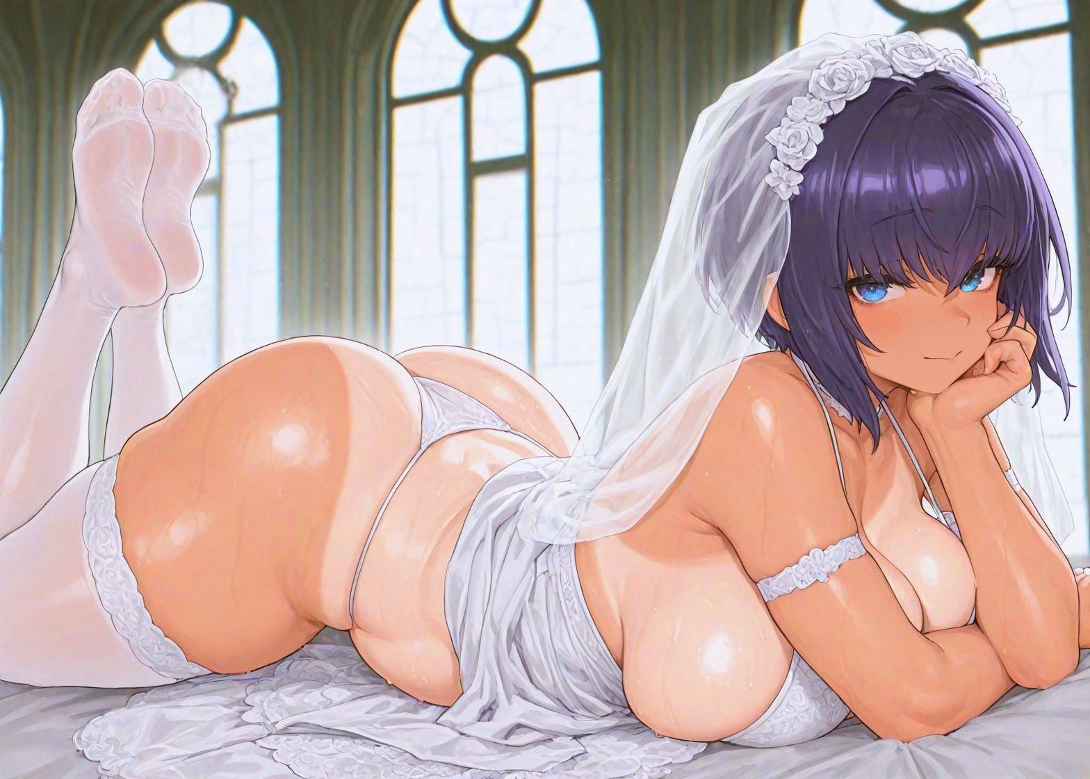 サンプル画像4:日焼け×ムチムチ×花嫁(LOVING) [d_675941]