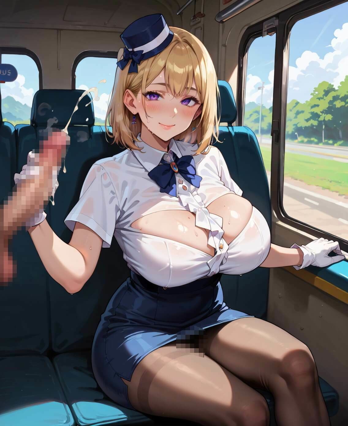 エロバスガイドと中出し旅情！110枚 画像5