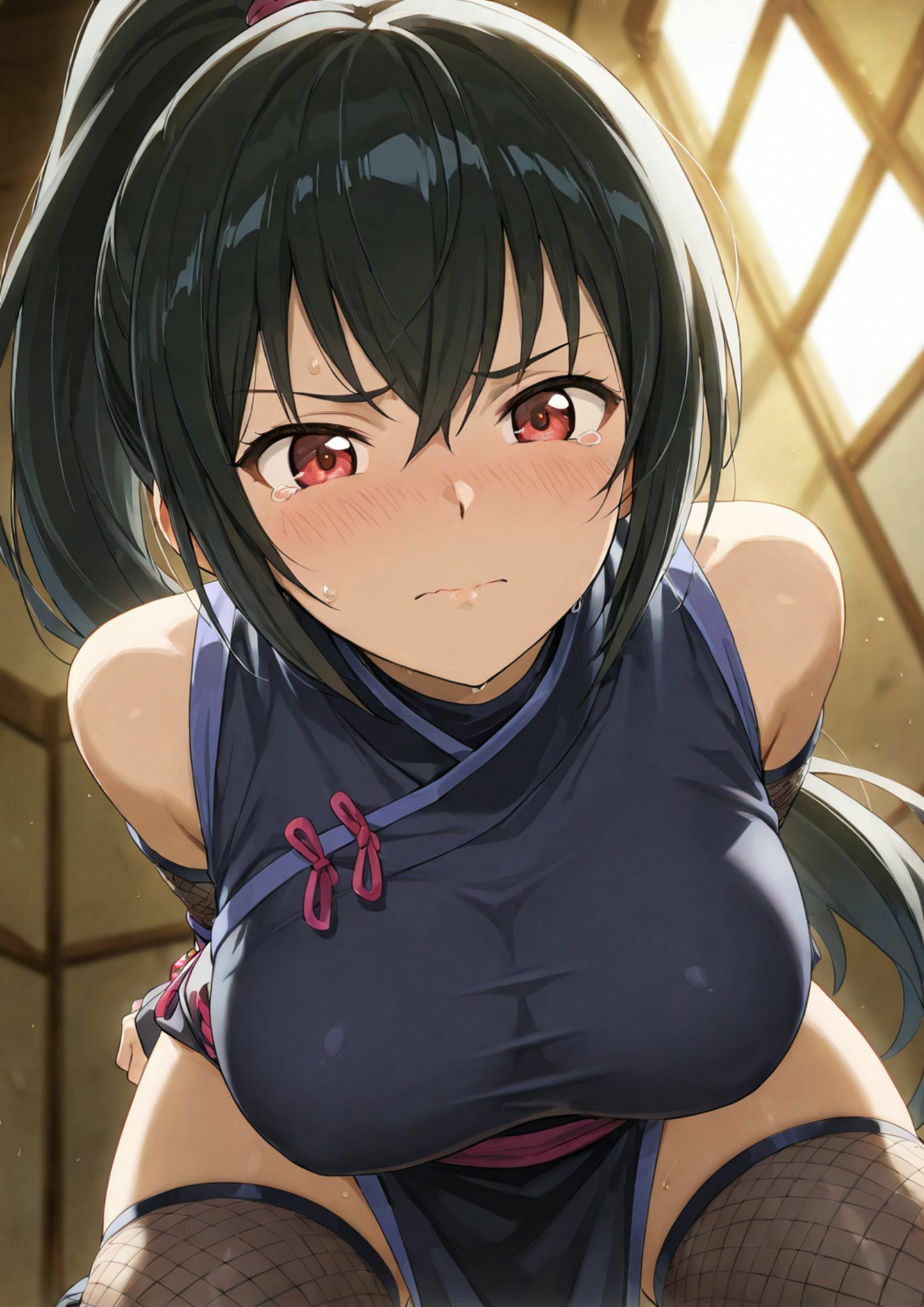 サンプル画像2:忍び堕ち 霧崎カエデ4  ― 捕縛と触手の檻 ―(Liberte Yuzuki) [d_676009]