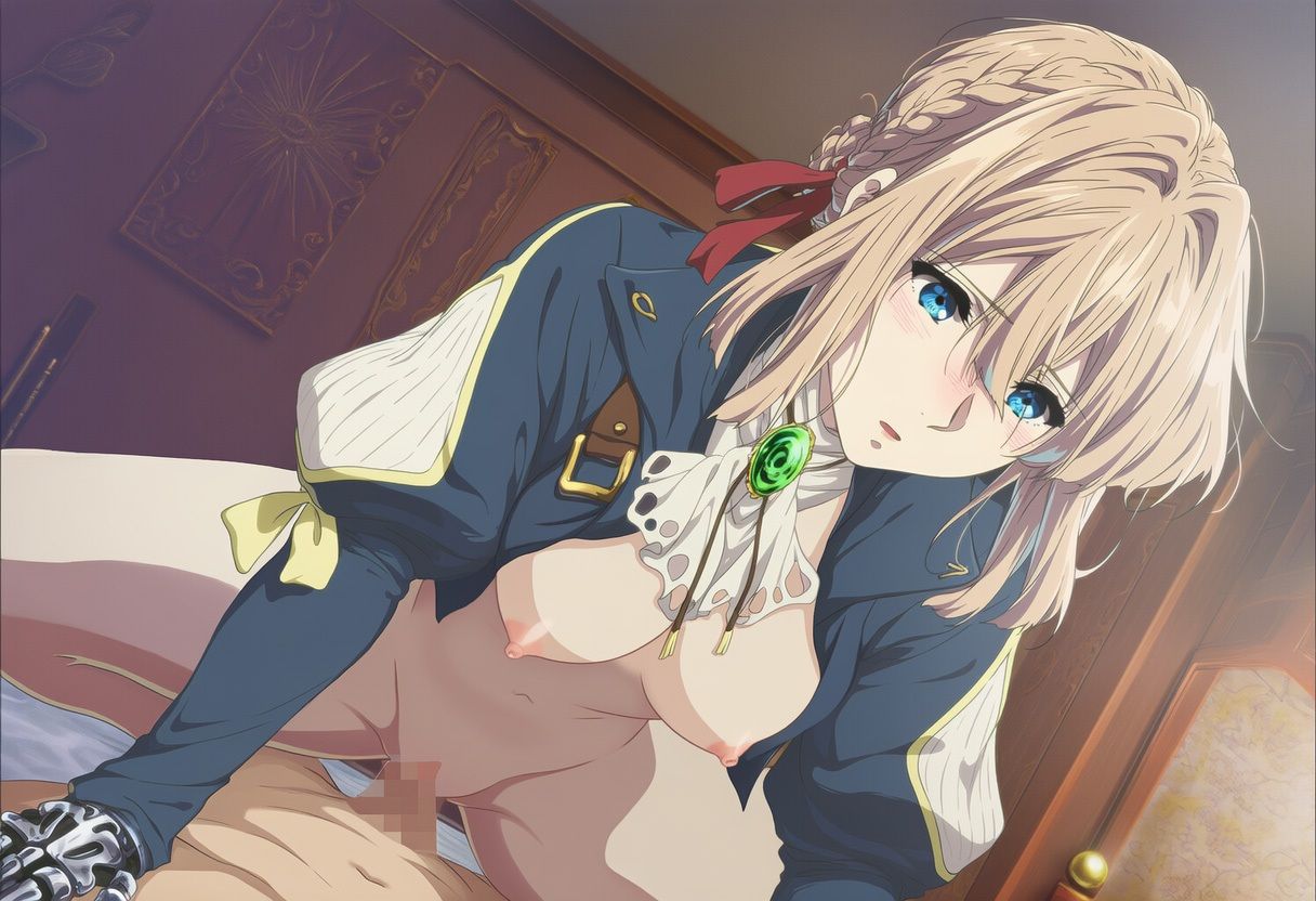 サンプル画像4:彼氏のあなたといちゃラブ後尾 ヴァイオレット・エヴ◯ーガーデン(今日はこれでいい) [d_676034]