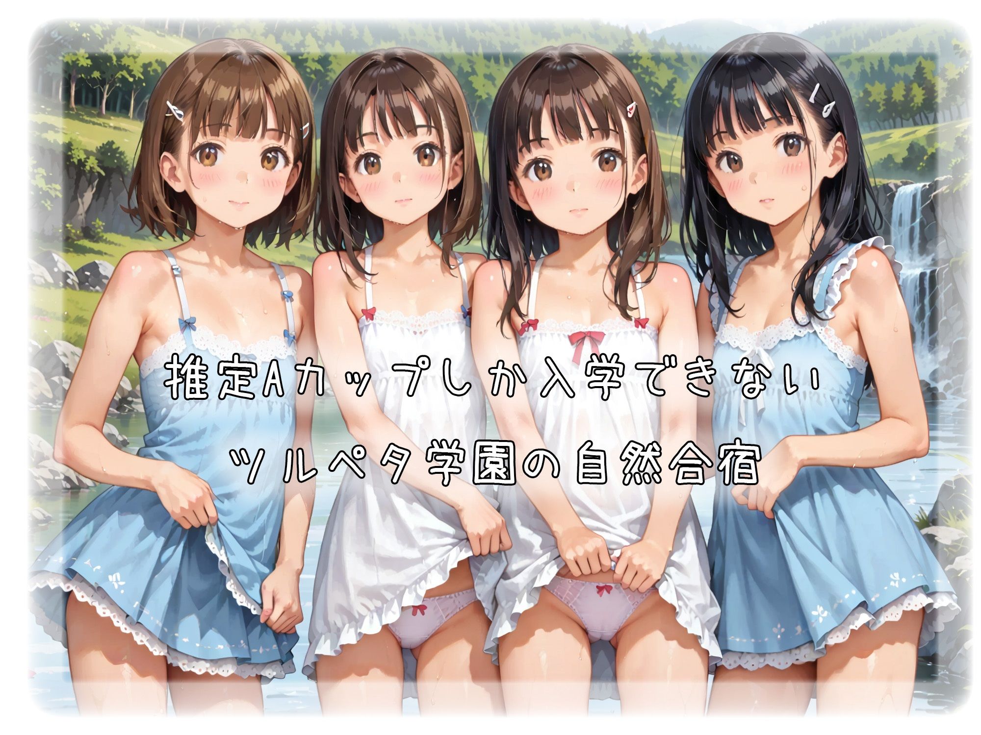 ツルペタ学園-元気に川遊び- サンプル画像 2
