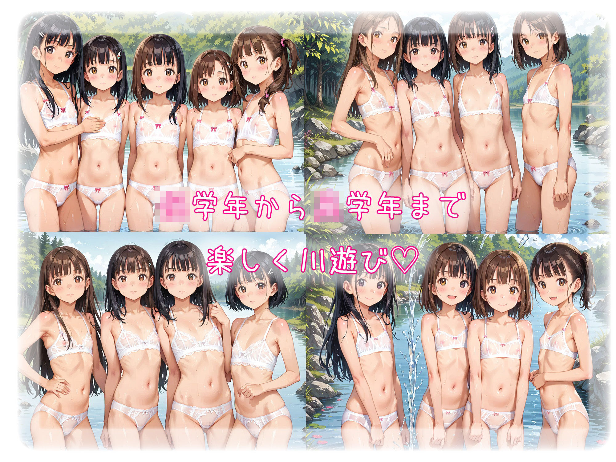ツルペタ学園-元気に川遊び- サンプル画像 3