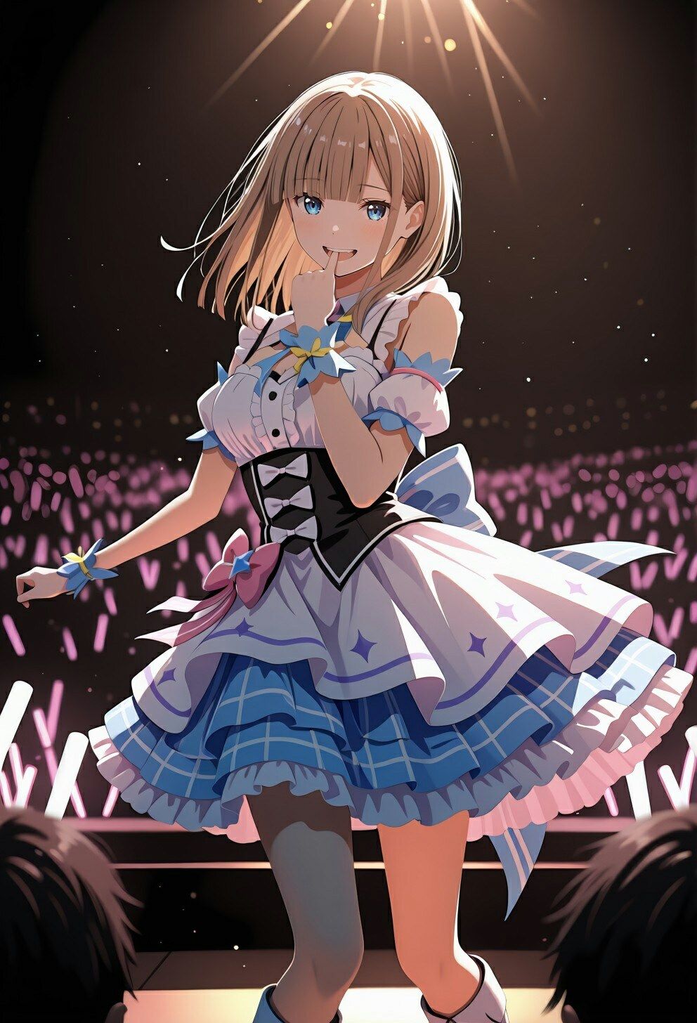 サンプル画像2:偶像堕落 ステージで笑うアイドル 楽屋で彼氏、夜はオタクの家(セイクロニクル) [d_676059]