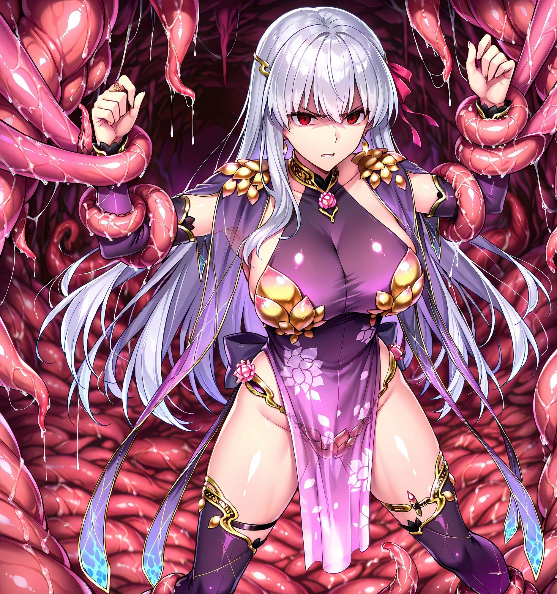 サンプル画像3:カーマ洗脳丸呑み悪堕ち〜淫魔化ドスケベ交尾〜(ochiruevil) [d_676094]