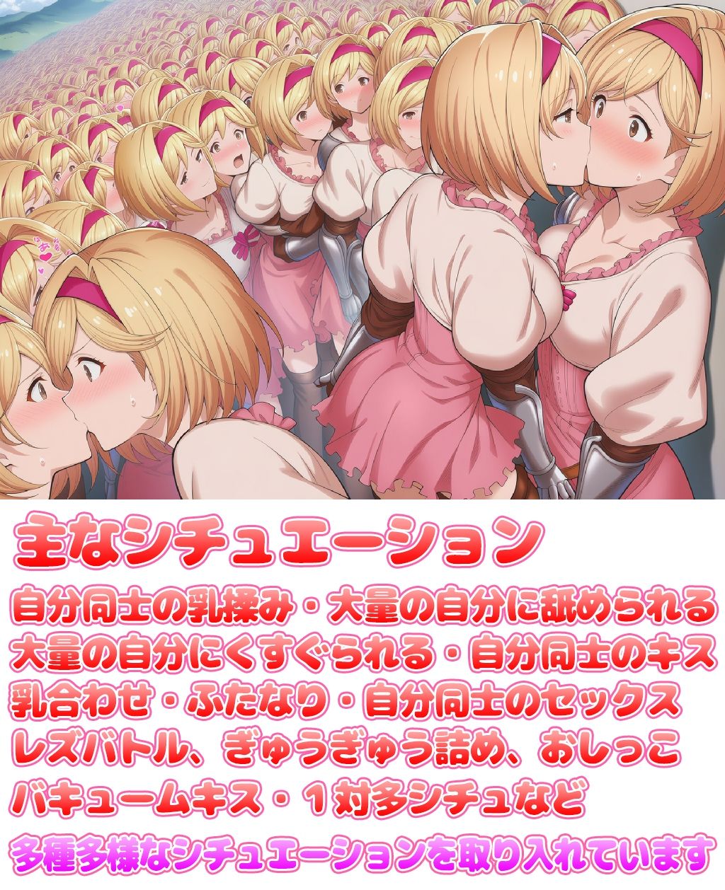 サンプル画像2:自分同士でエッチしまくり！嫁分身画像まとめ202509 part2 全500枚(グレニンジャジャ) [d_676107]