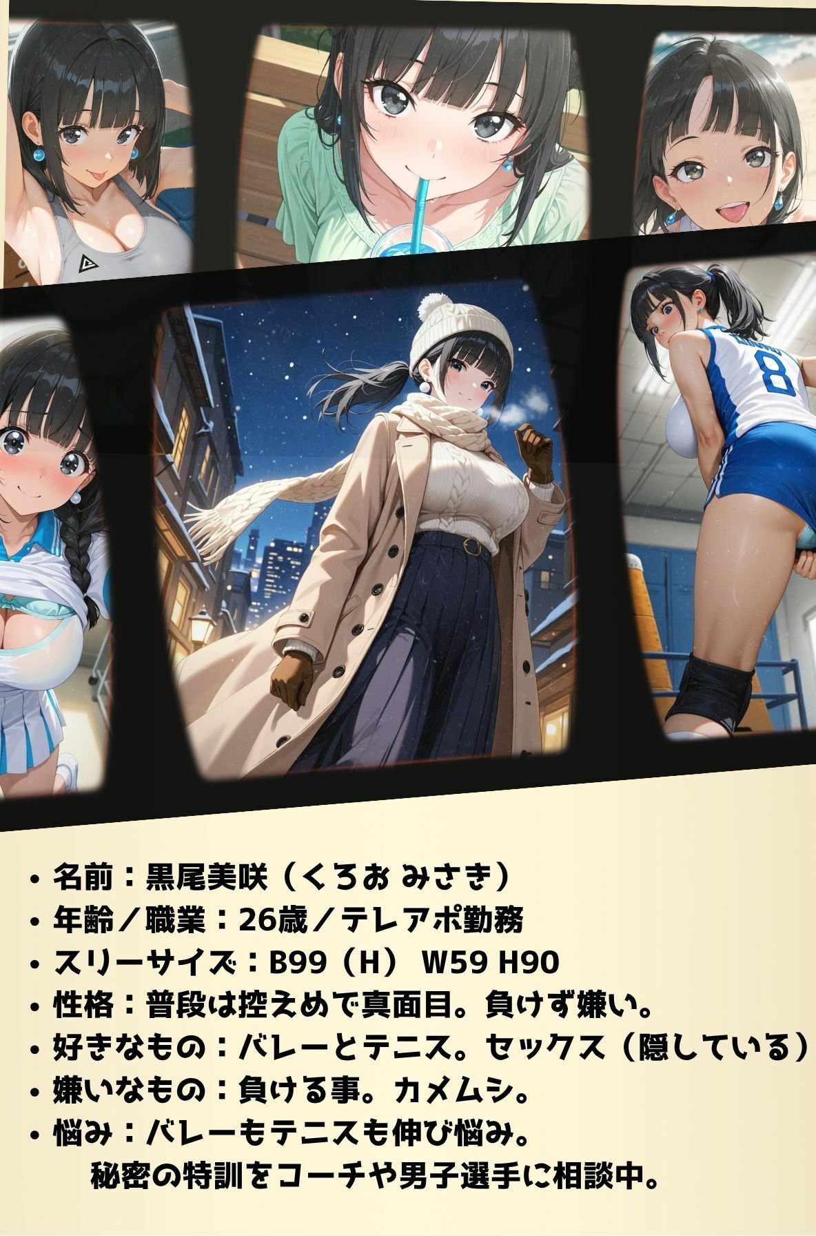 スポーツ女子！！体育館倉庫で秘密の特訓 画像1