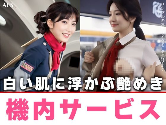 【約40分】『ケツアナ航空＆空港』熟れた客室乗務員、制服を脱ぎ去り淫乱発着。-AIで描く究極の美女達- 画像8