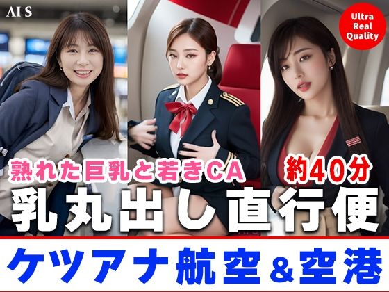 d_676149｜【約40分】『ケツアナ航空＆空港』熟れた客室乗務員、制服を脱ぎ去り淫乱発着。-AIで描く究極の美女達-【AIで絶世の美女を作る】