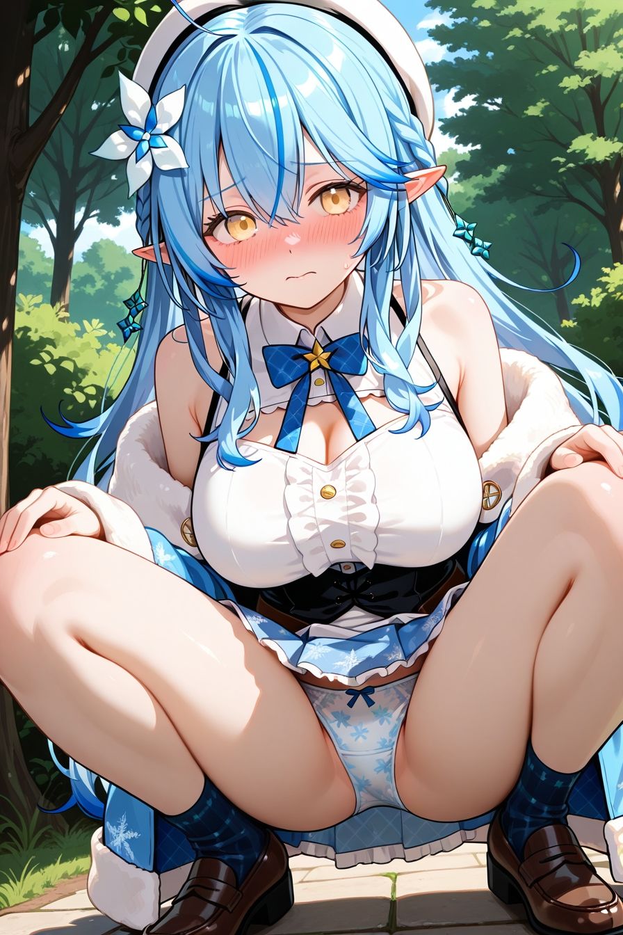 サンプル画像1:雪花ラ〇ィと秘密の撮影会(めいびーらいく) [d_676154]