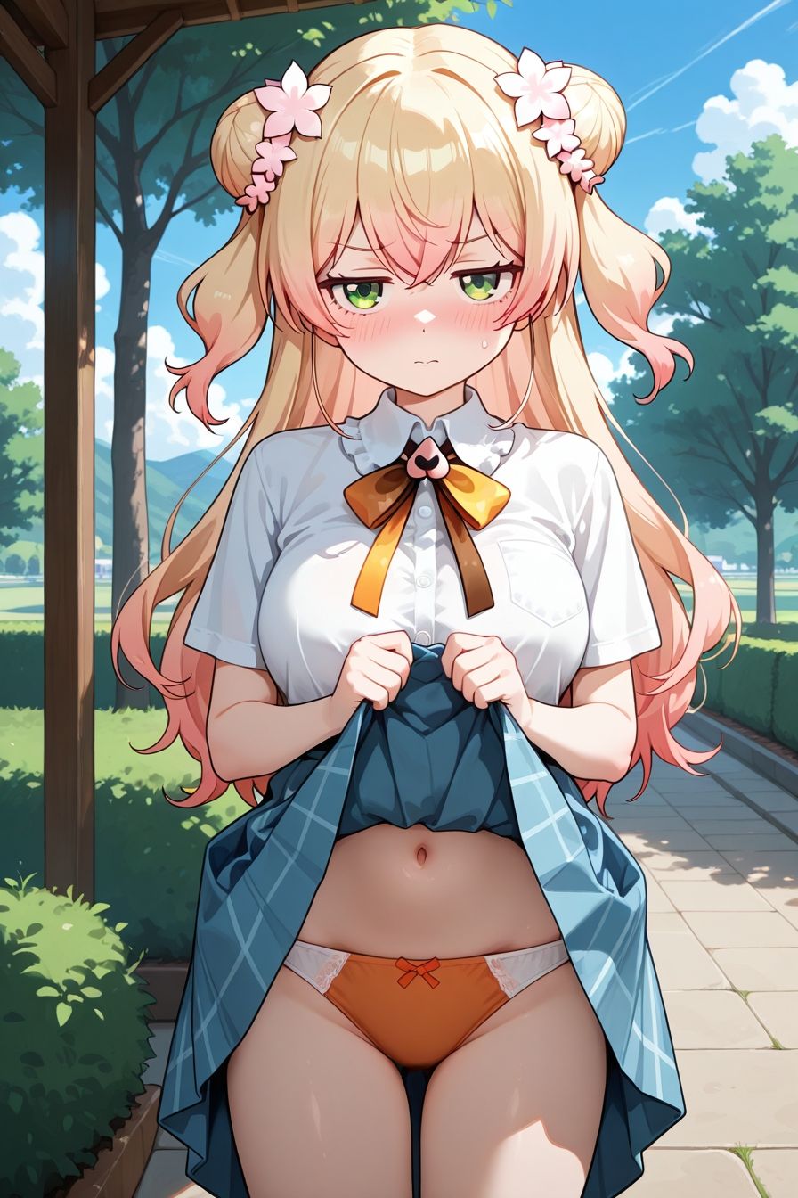 サンプル画像1:桃〇ねねと秘密の撮影会(めいびーらいく) [d_676166]