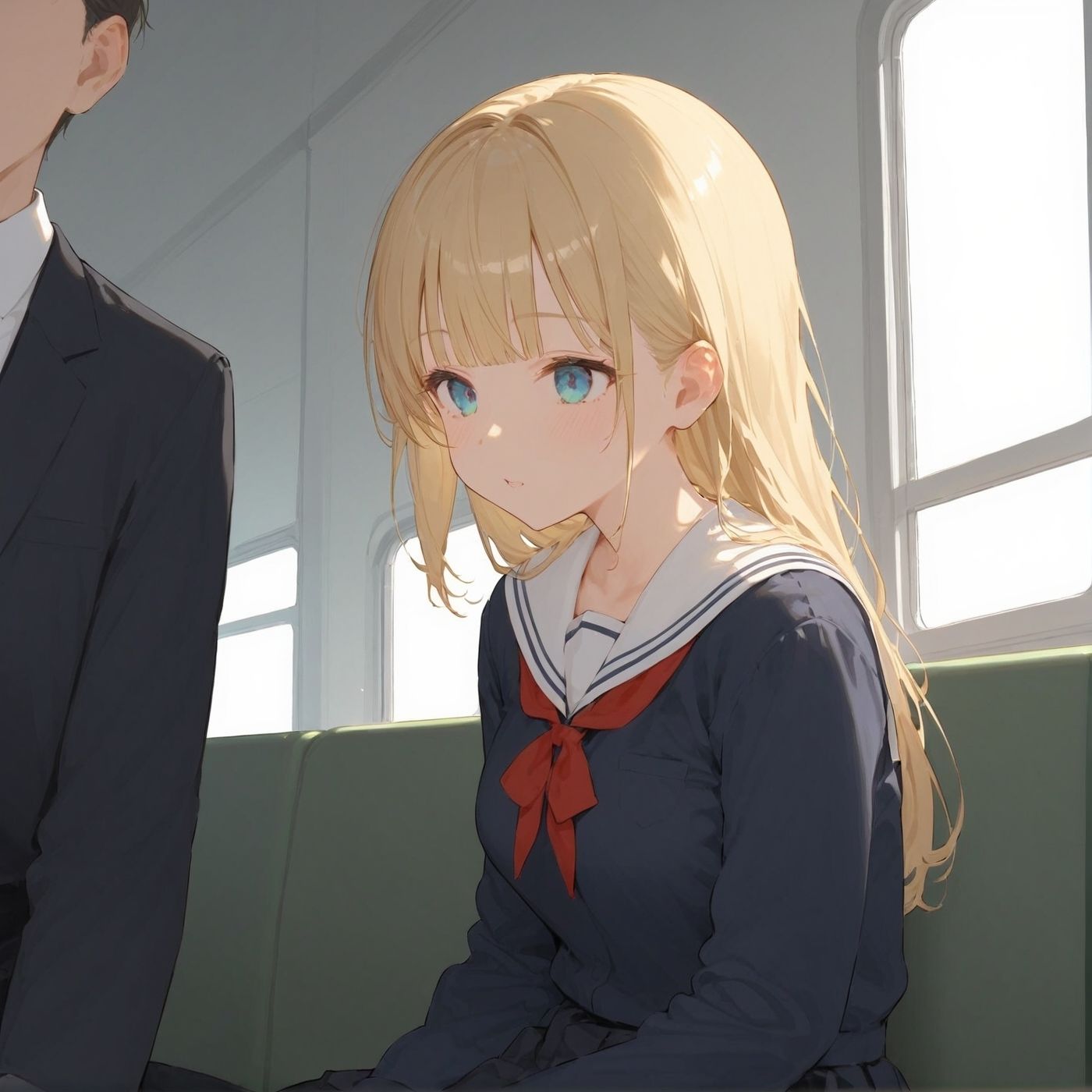 サンプル画像4:ビッチ用レ●プ車両！乗ったら終点まで乗り継ぎまくってください4【制服美少女の厳選CG258枚収録】(アオとハル) [d_676171]