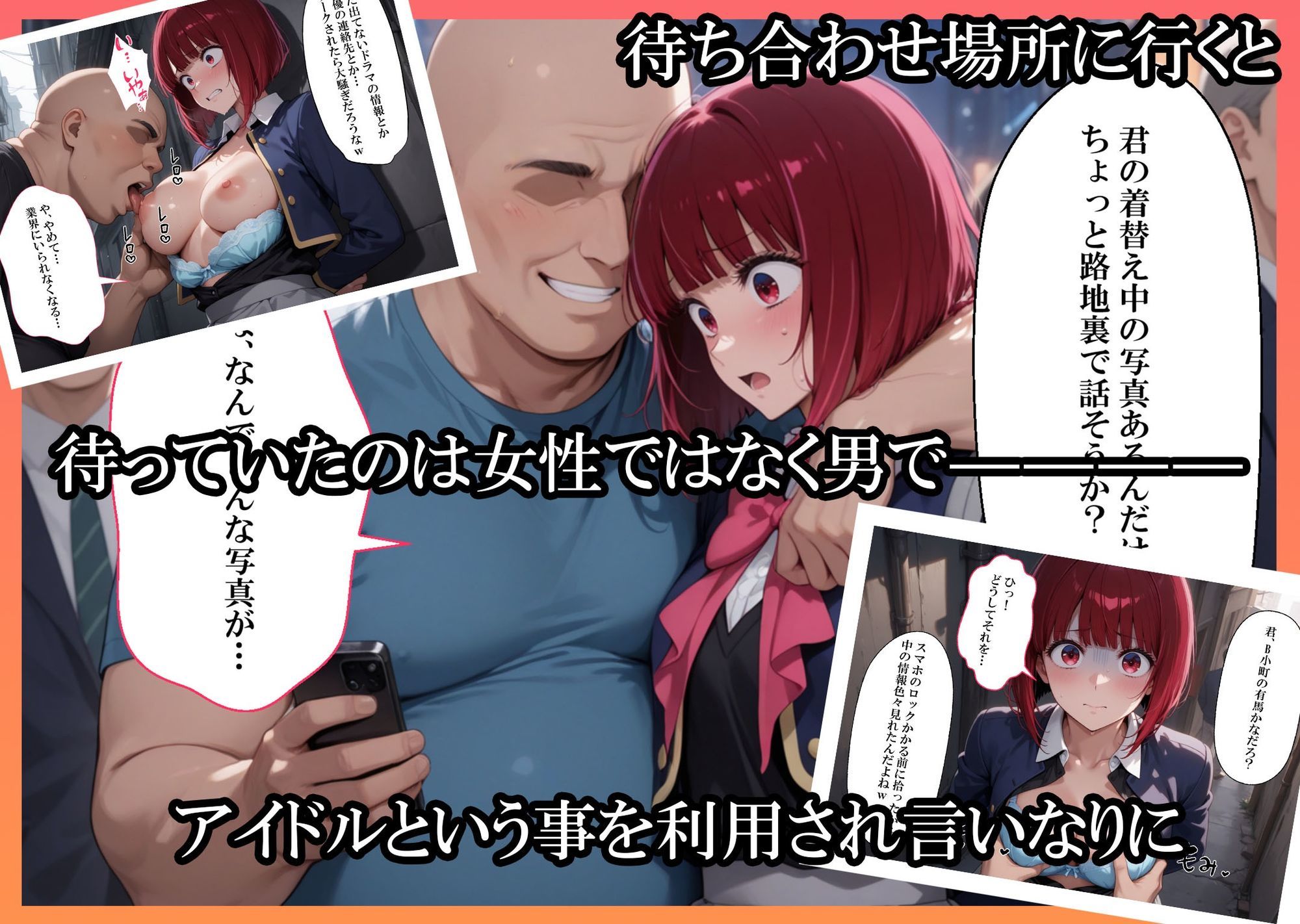 スマホを拾った俺  アイドルを快楽堕ちからの肉便器化に成功  有〇かな＆星〇ルビー2