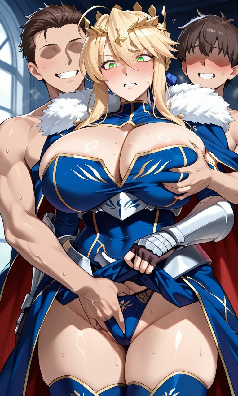 サンプル画像2:カルデアのサーヴァントたちが寝取られる（マ●ュ_アルト●ア_宮●武蔵）(人工智楽団) [d_676224]