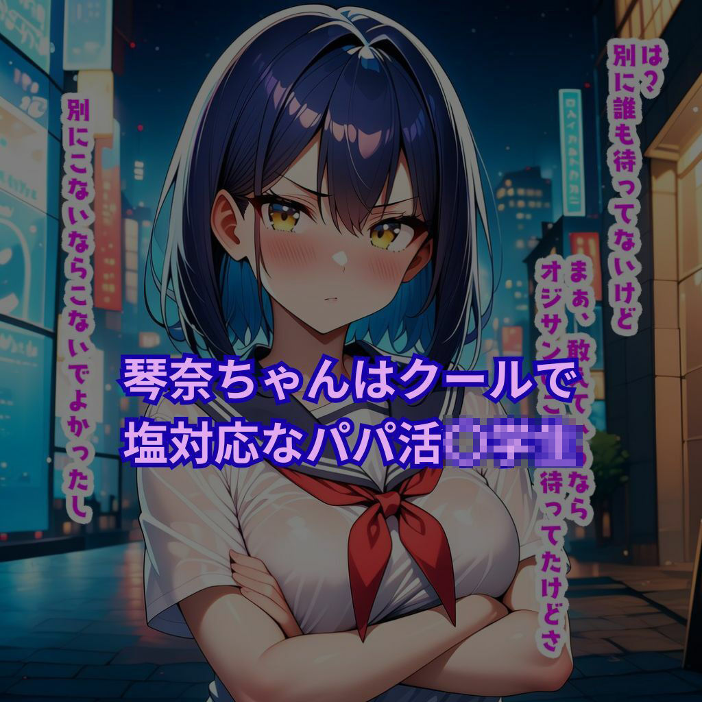 サンプル画像2:冴えないオジサンとクールなパパ活少女(森の奥の森) [d_676254]