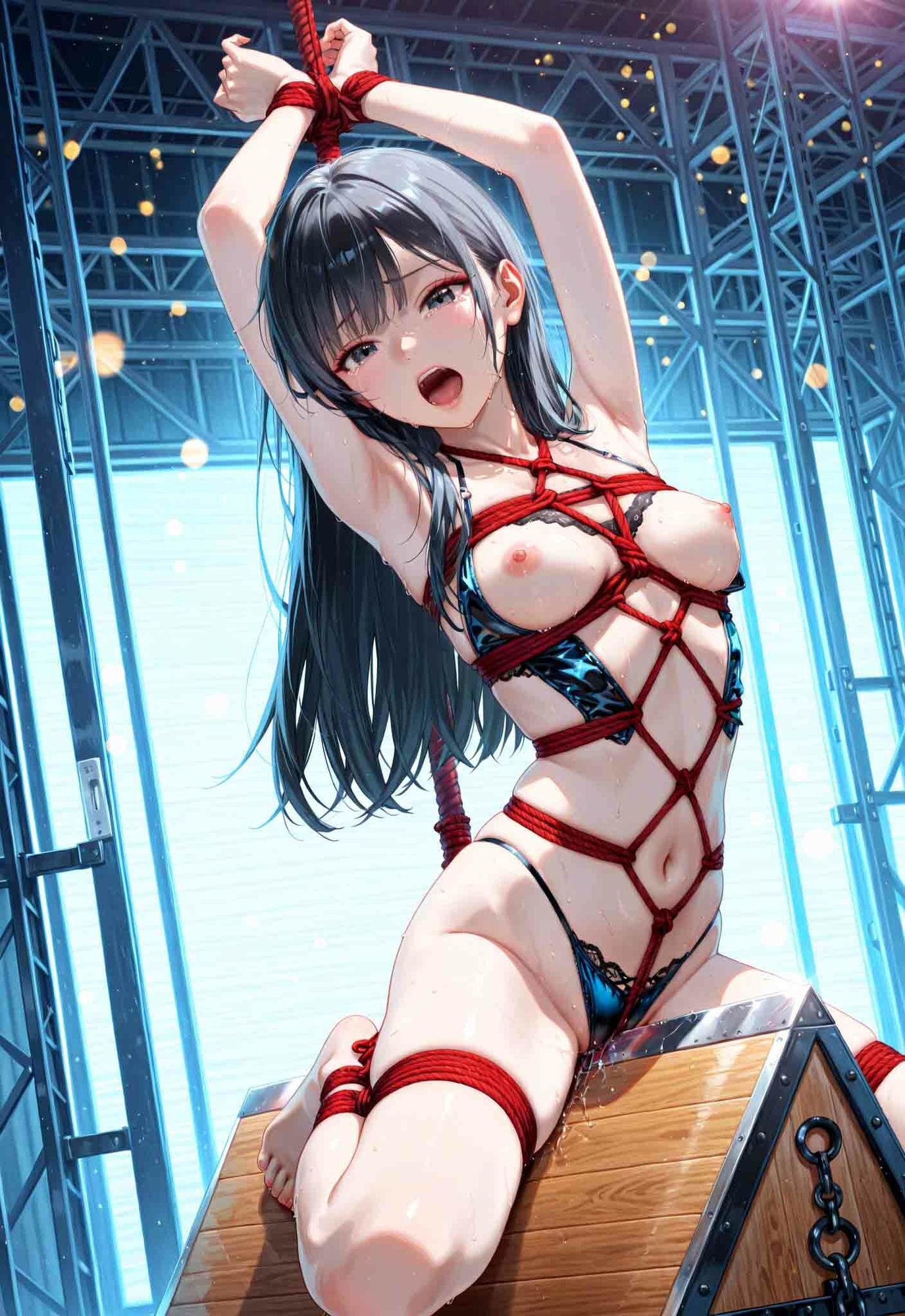 サンプル画像2:SM  木馬責め01(マキ) [d_676272]