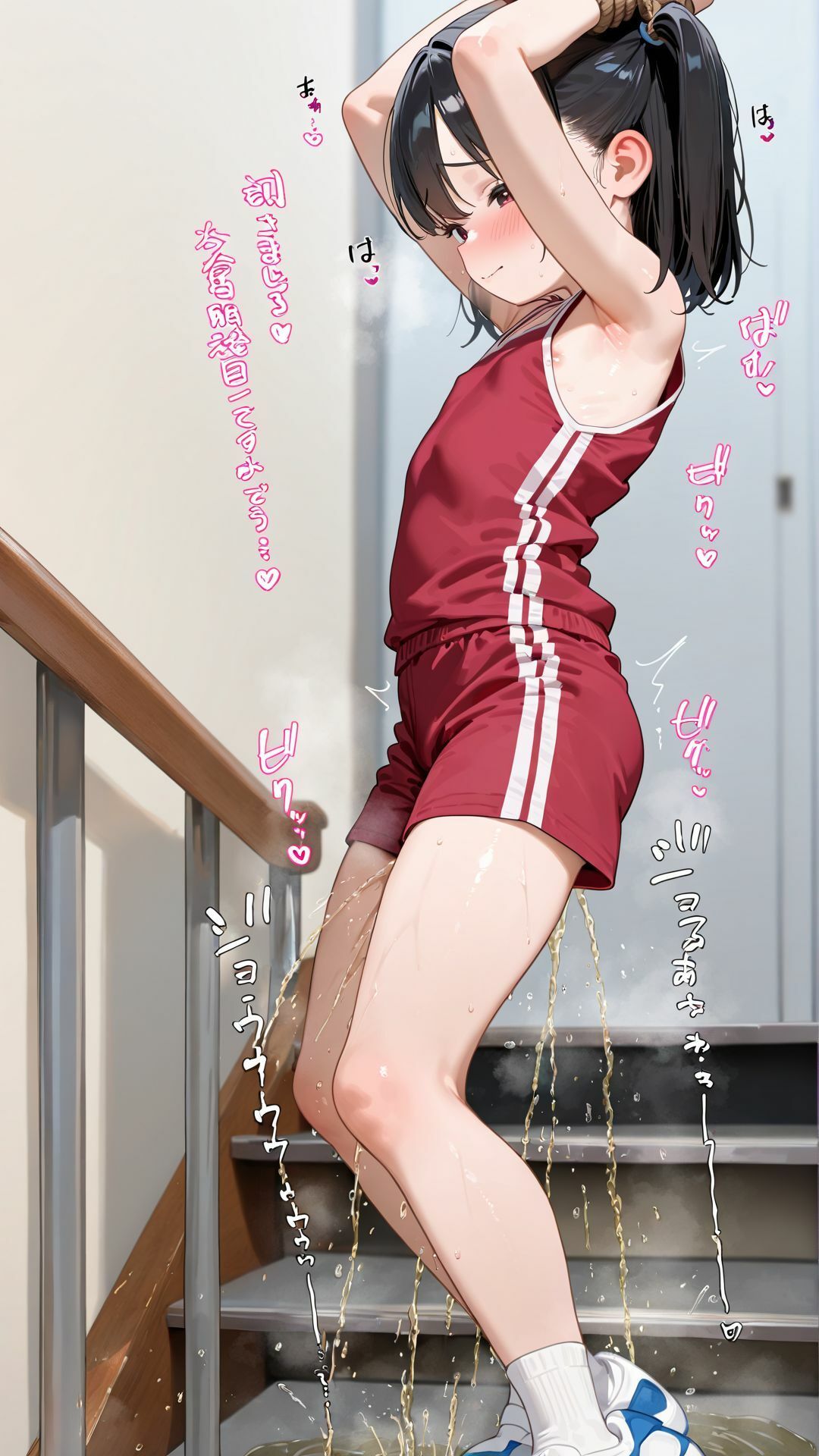 サンプル画像2:うちの学校は拘束して放尿させる教育方針です＃2【調教・中出し】(エナ) [d_676371]