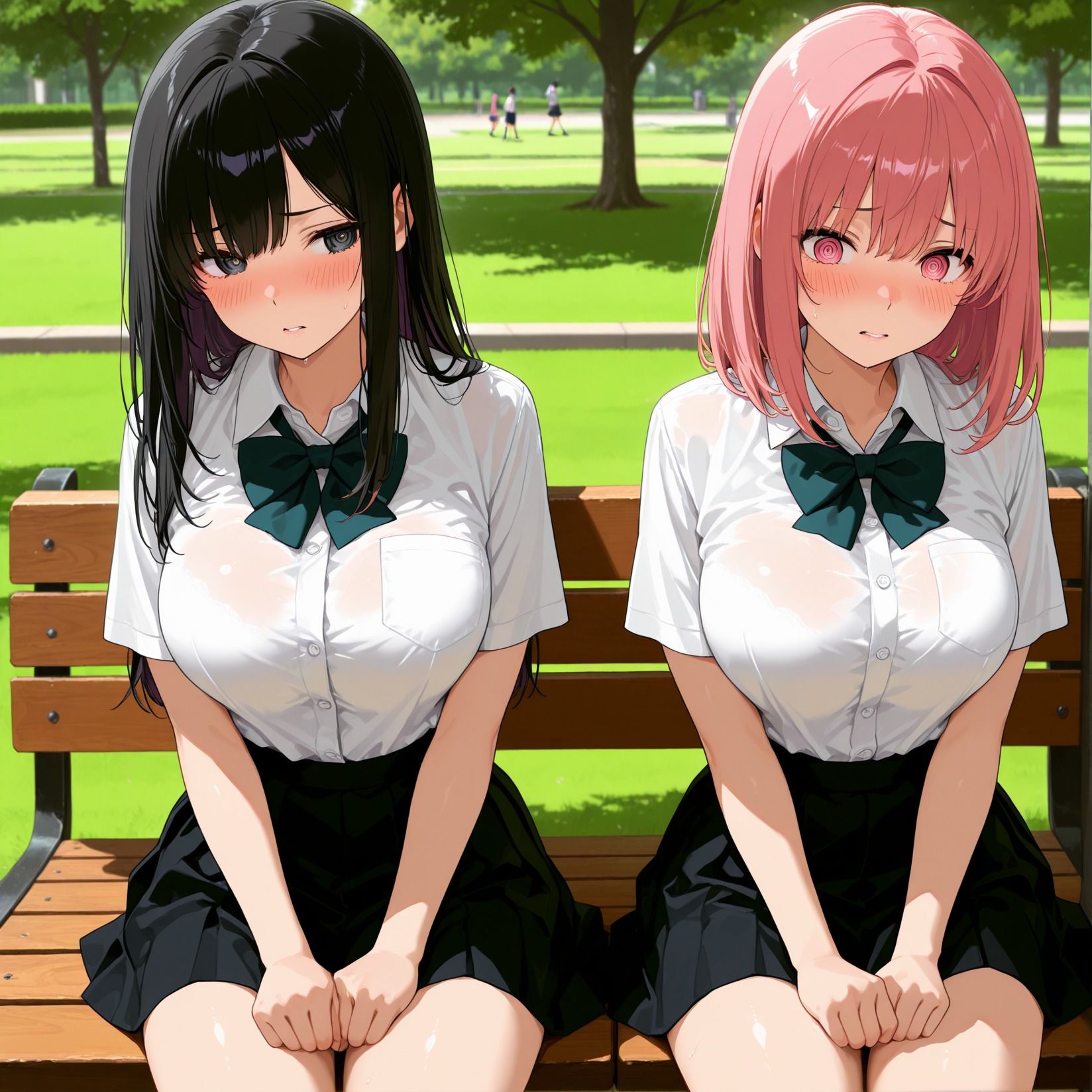 サンプル画像3:女子校生催●即堕ち〜爆乳乱交編〜(チクワとまんじゅう) [d_676489]