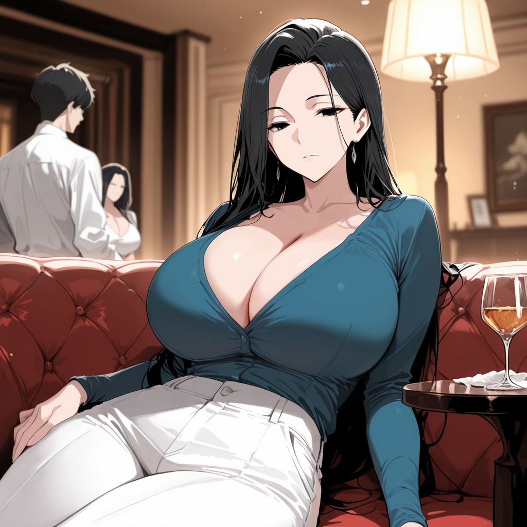 爆乳人妻は夫公認?NTR妻 画像1