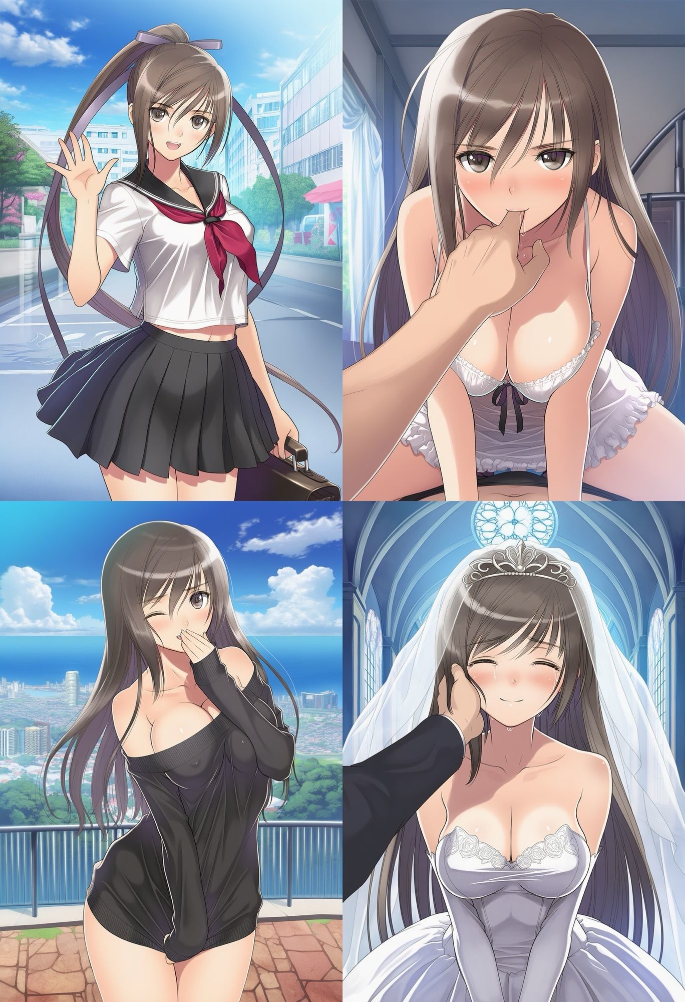 サンプル画像2:サク〇との日々 R18(おっぱいマン) [d_676603]