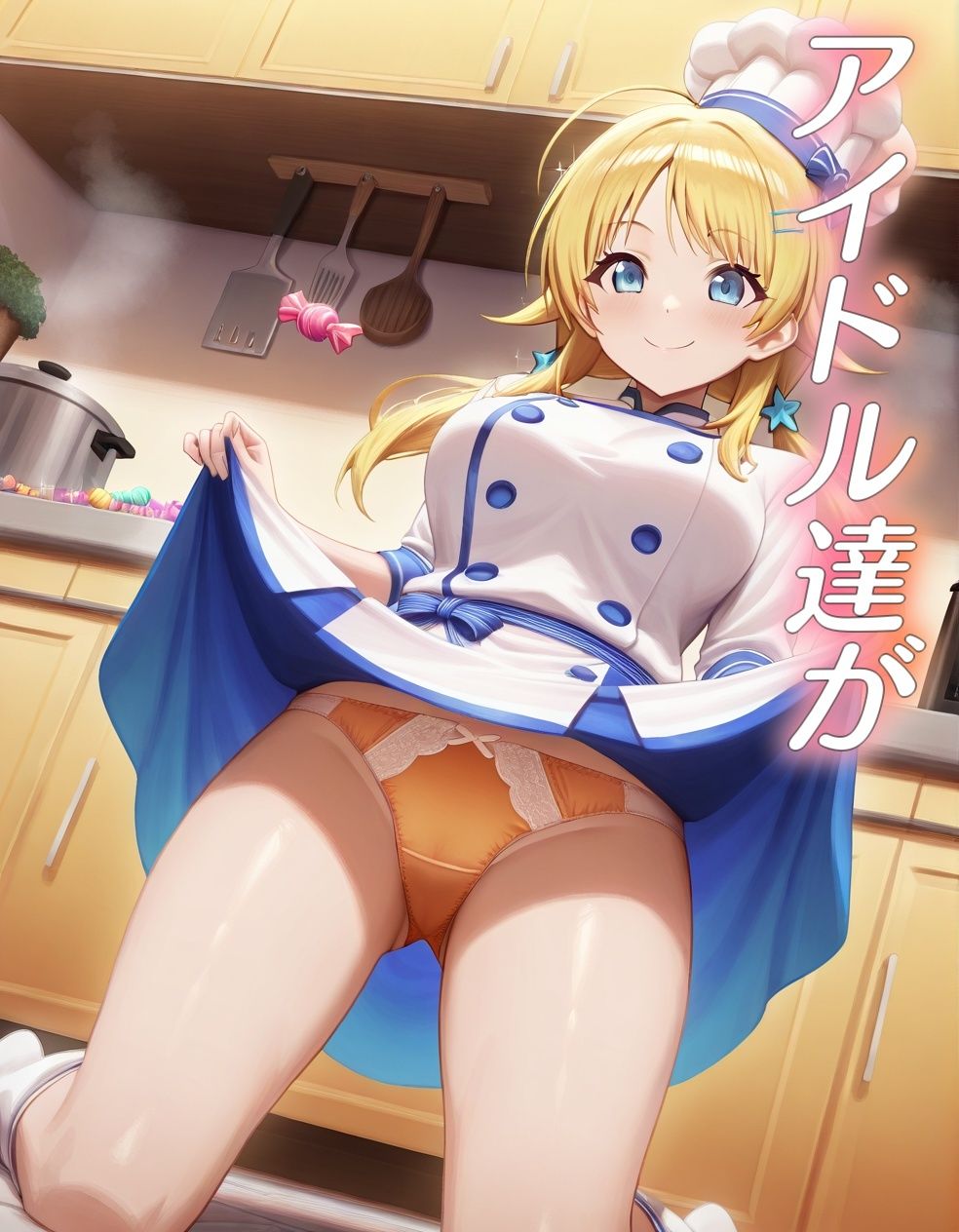 サンプル画像1:アイドルパンツ〜コック編〜(AIパンツ部) [d_676679]