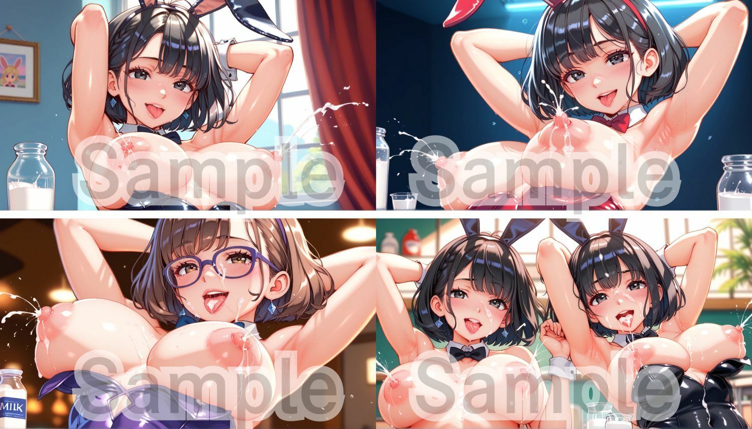 サンプル画像2:私立爆乳母乳学園 〜ハロウィン文化祭〜(やらし屋本舗) [d_676714]