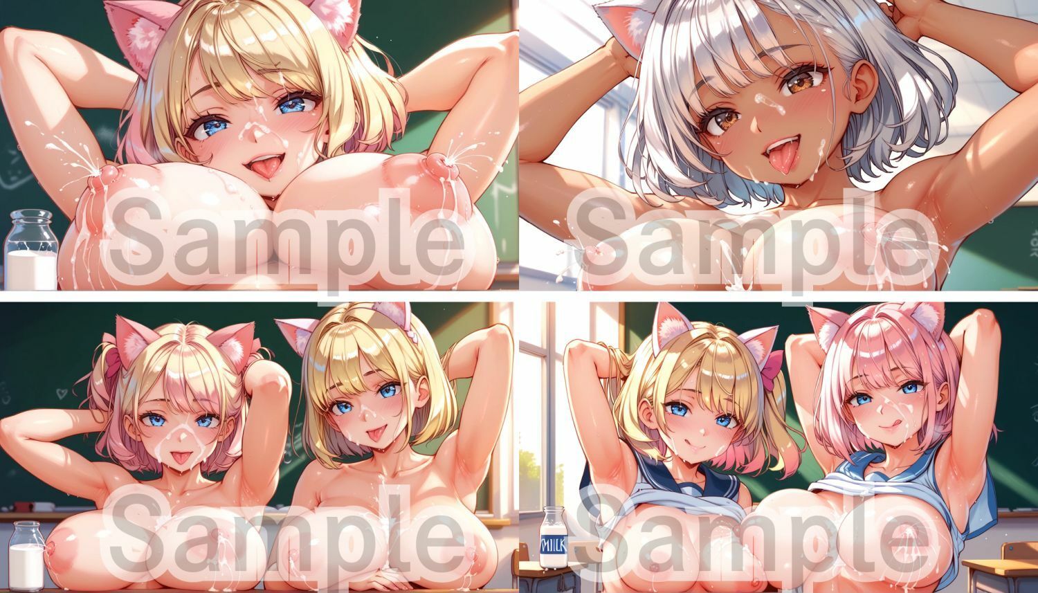 サンプル画像5:私立爆乳母乳学園 〜ハロウィン文化祭〜(やらし屋本舗) [d_676714]