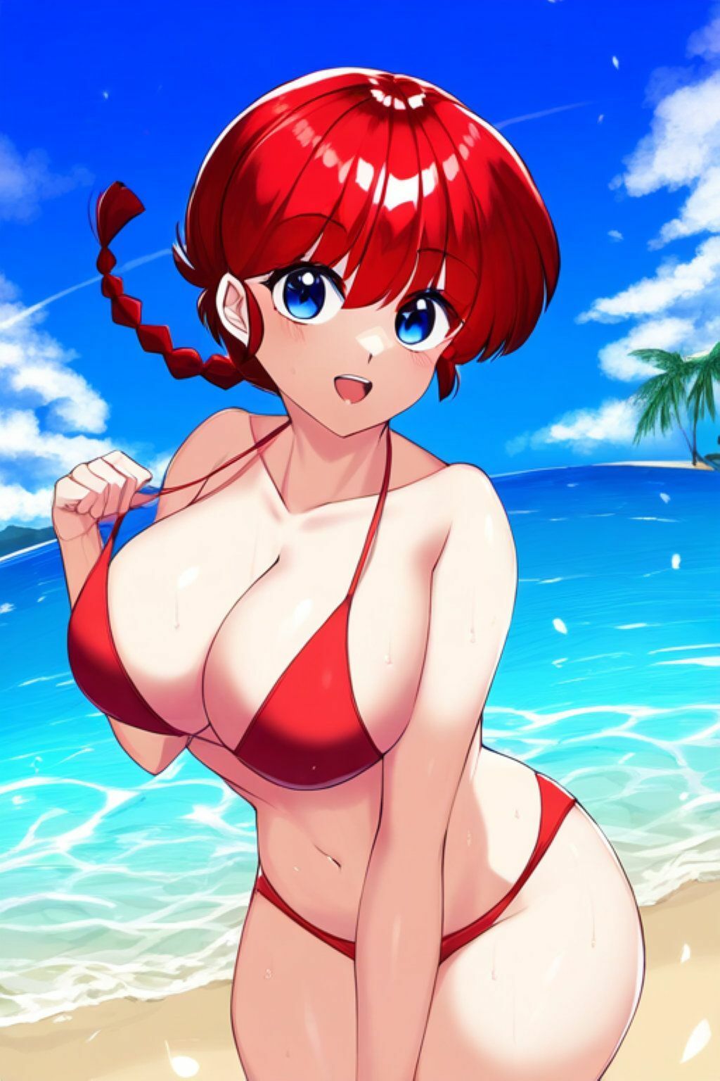 サンプル画像5:早乙女ら●まAIイラスト集(Love and peace) [d_676733]