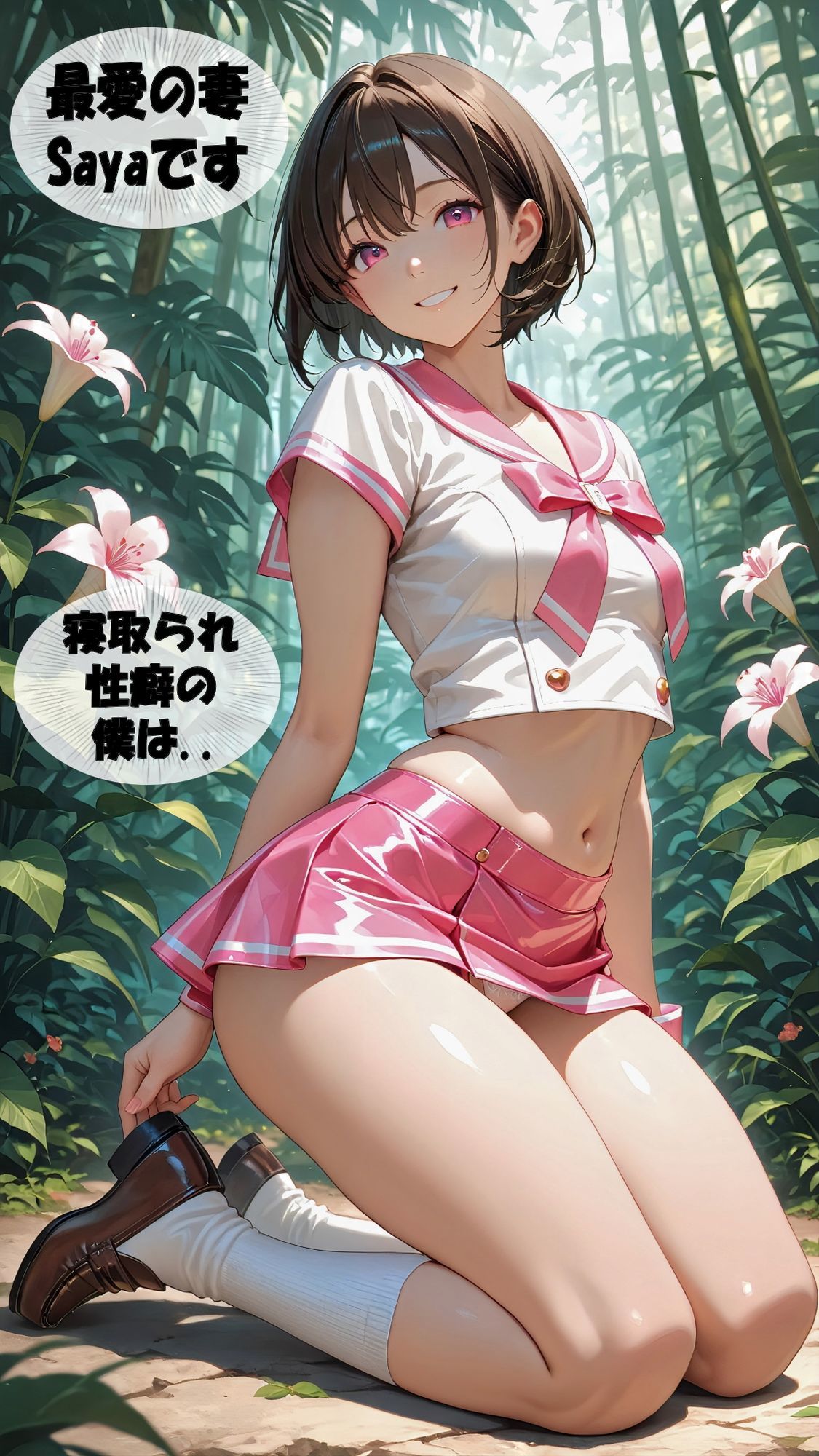 サンプル画像1:【アニメ動画】人妻Sayaの変態日記/触/触手の巣穴で悶絶レ〇プ/セーラー服編(人妻Sayaの変態日記) [d_676748]