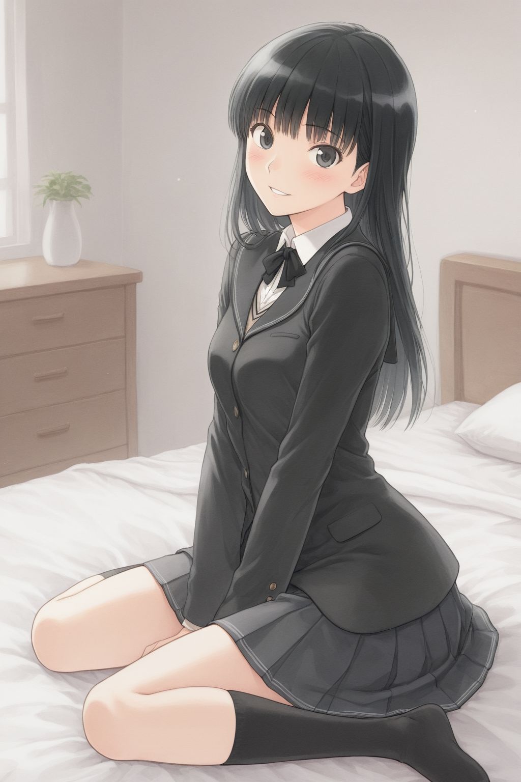 好感度MAX委員長とのCG集 画像1