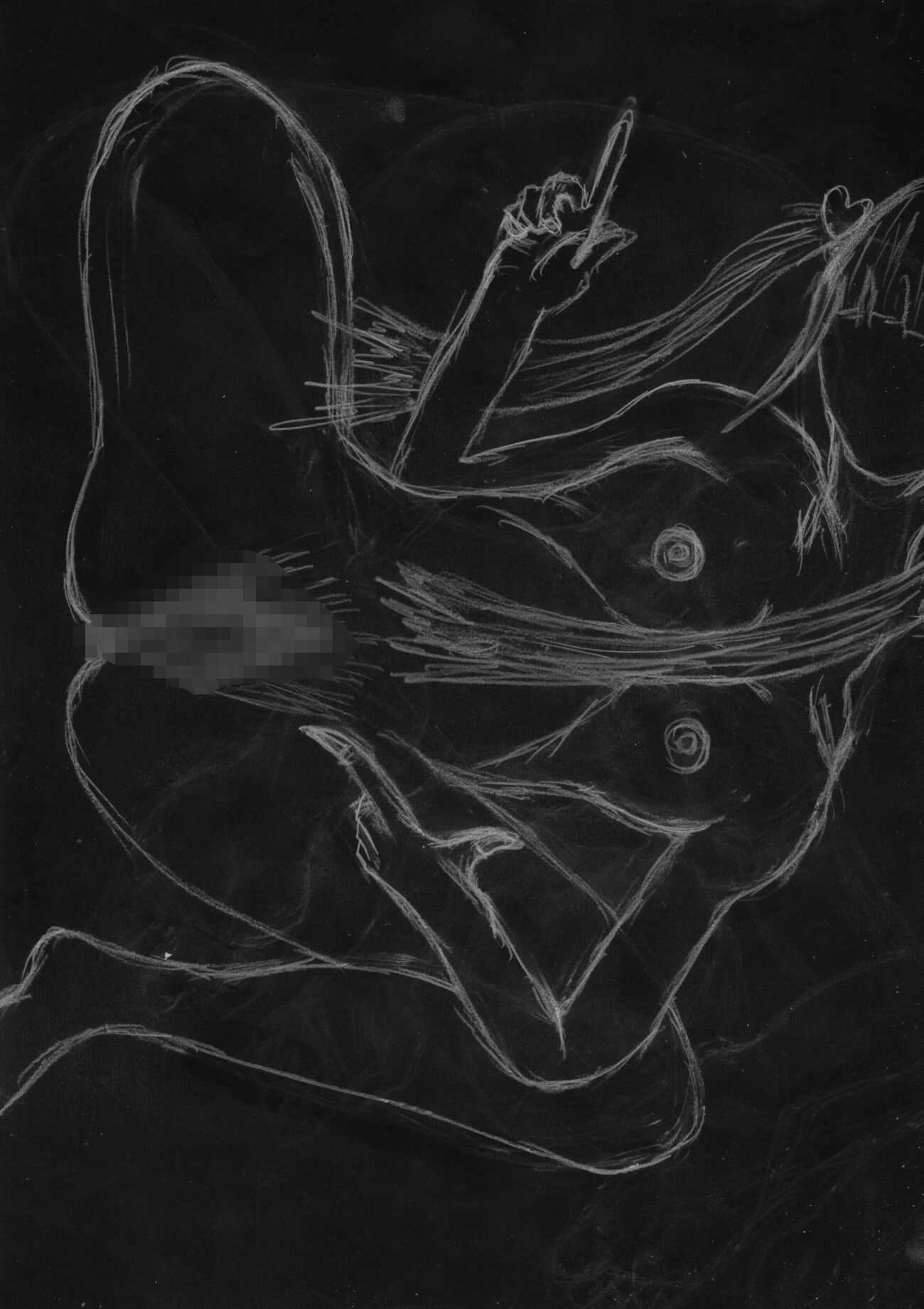 黒よりも黒いエロティックホラー黒戯絵集「マネキンポーズ2」 画像7