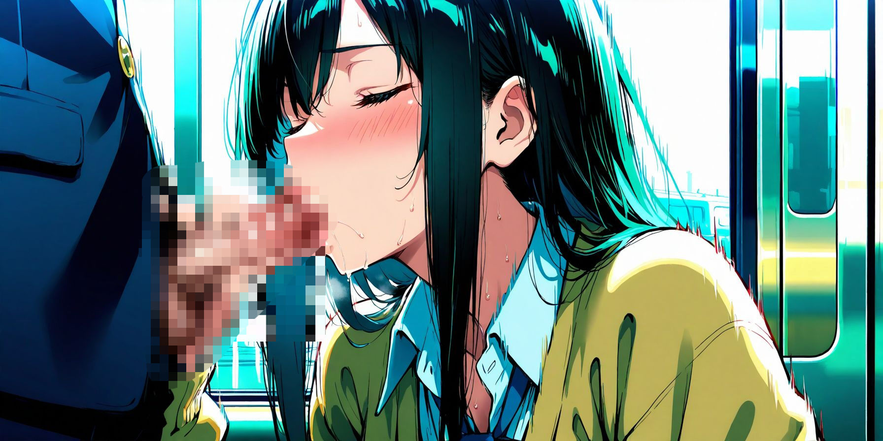 辱め鉄道 女学生JK 画像8