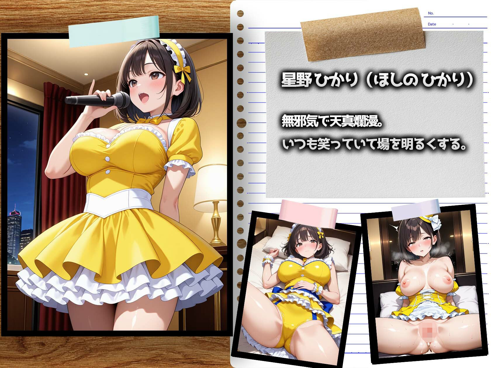 サンプル画像3:アイドルの裏営業〜6人まとめて枕漬け〜(巨乳の園) [d_676791]