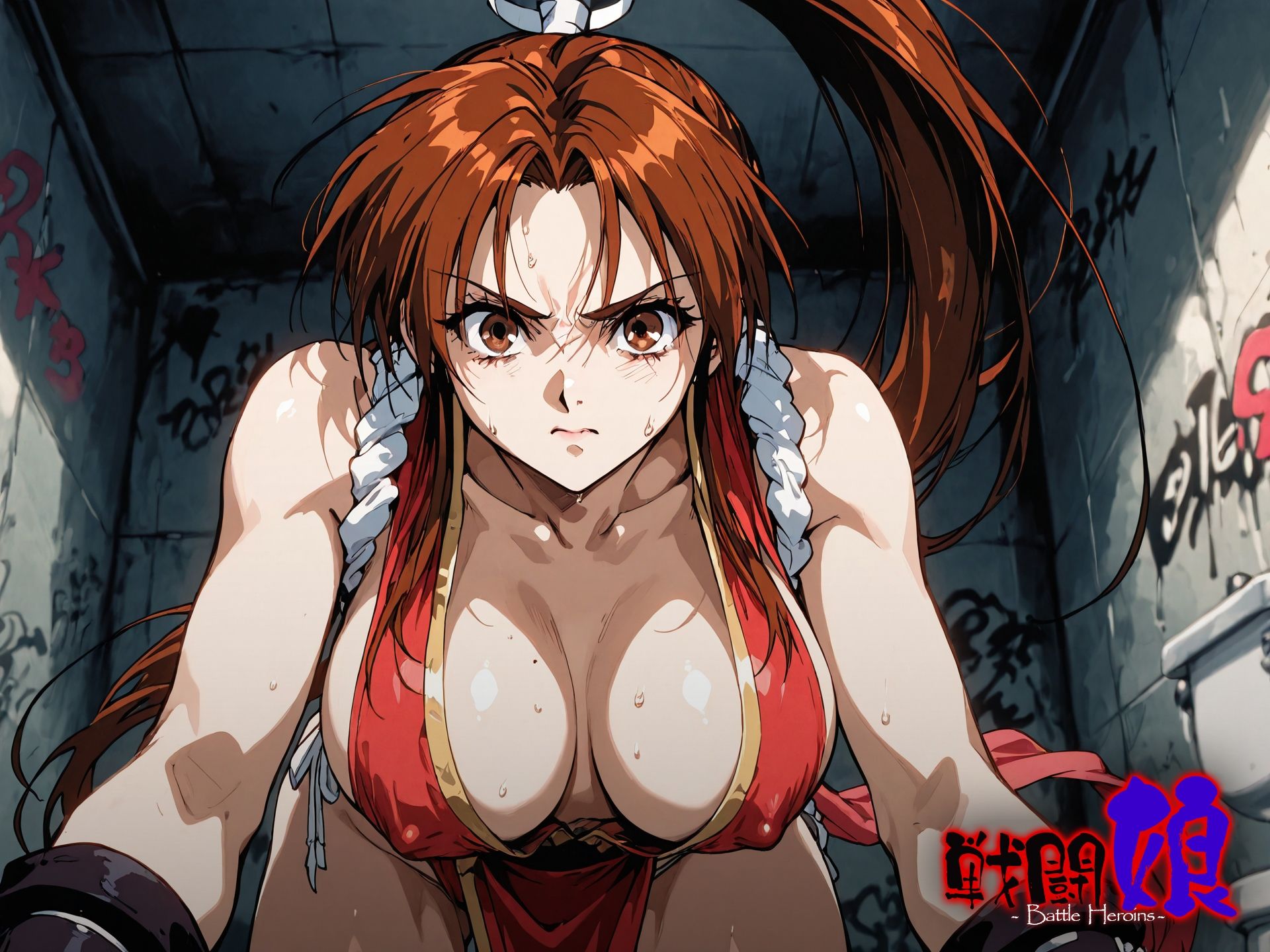 サンプル画像1:戦闘娘 -Battle Heroine’s- 不●火舞(あーすりん) [d_676821]